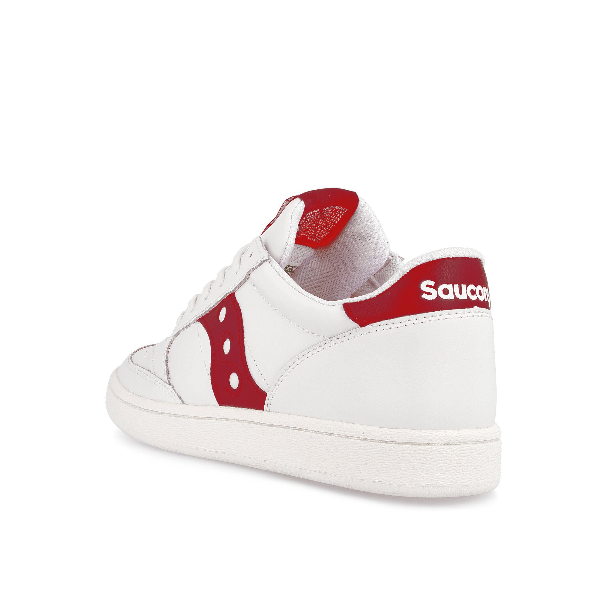 Saucony Jazz Court White-Red Low Top Sneakers Material | Overkill