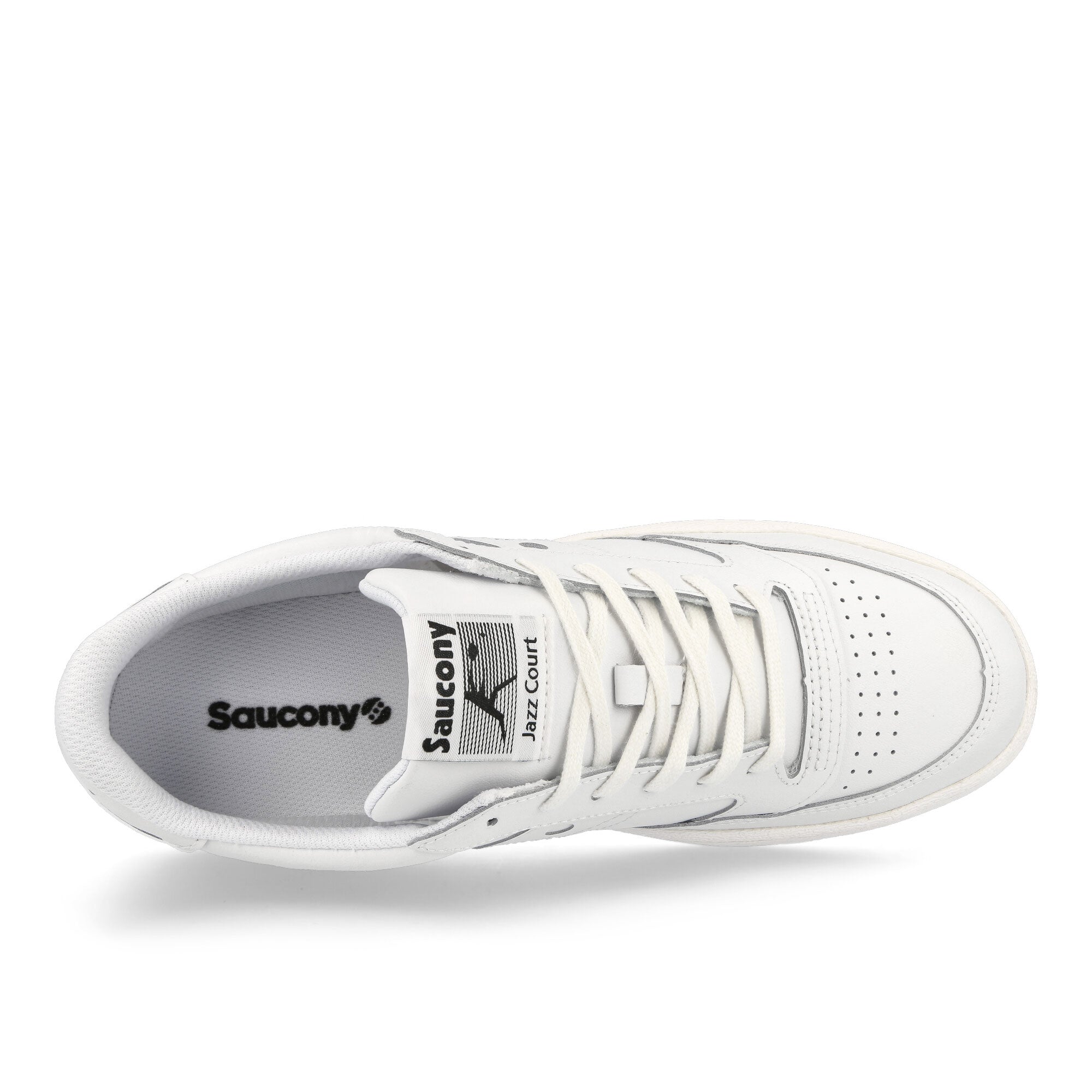 Saucony Jazz Court White-White Low Top Sneakers Detailfoto | Overkill