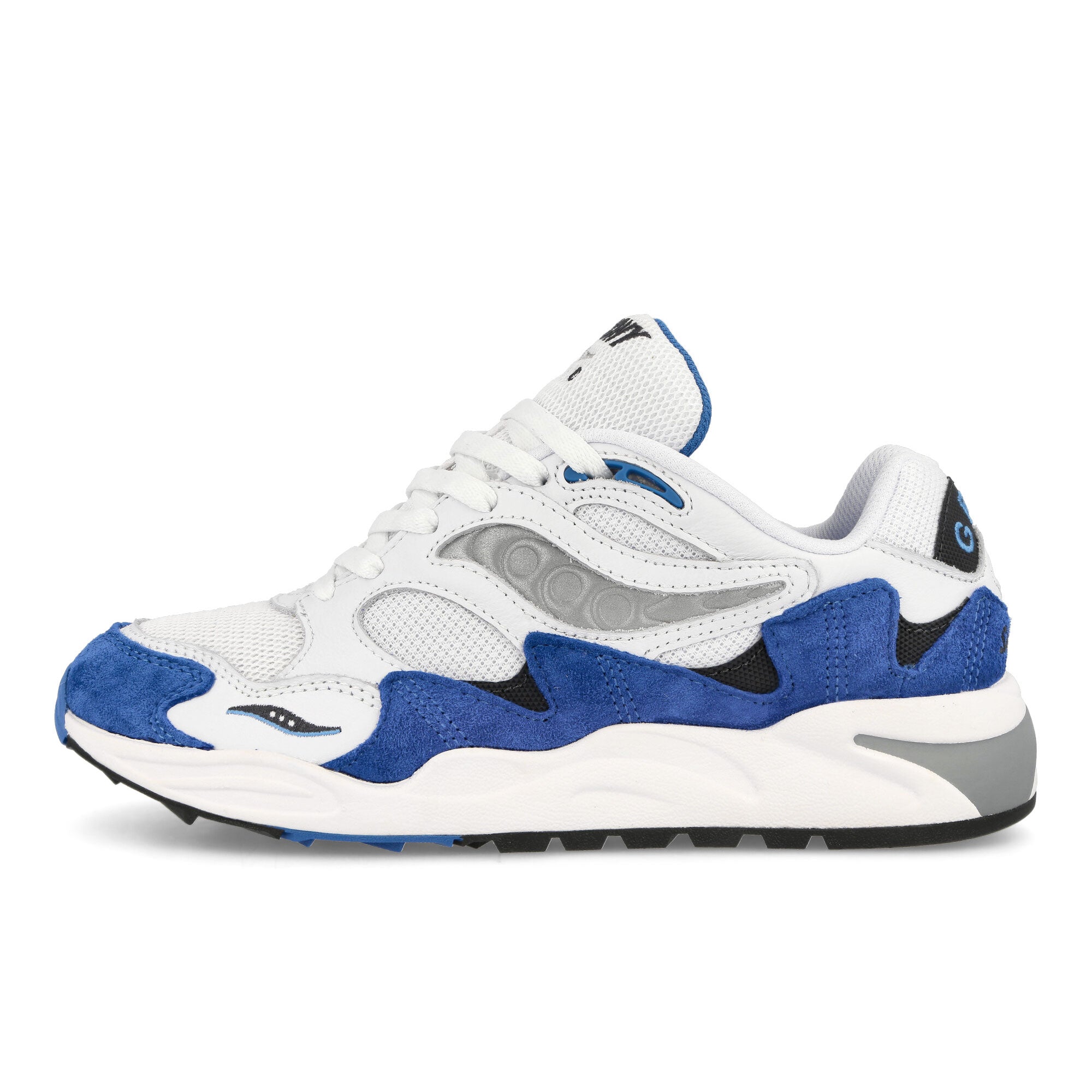 Saucony Grid Shadow 2 OG White-Blue Low Top Sneakers S70772-1 | Overkill