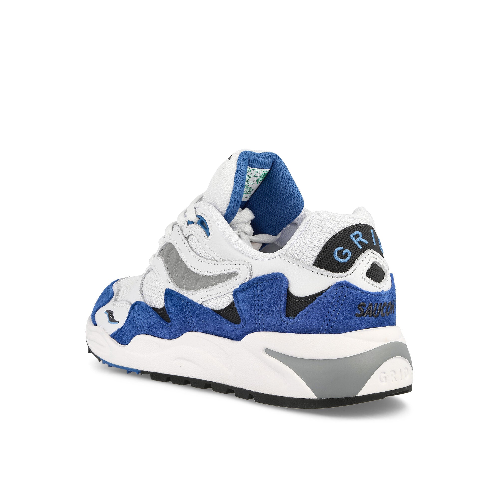 Saucony Grid Shadow 2 OG White-Blue Low Top Sneakers Material | Overkill
