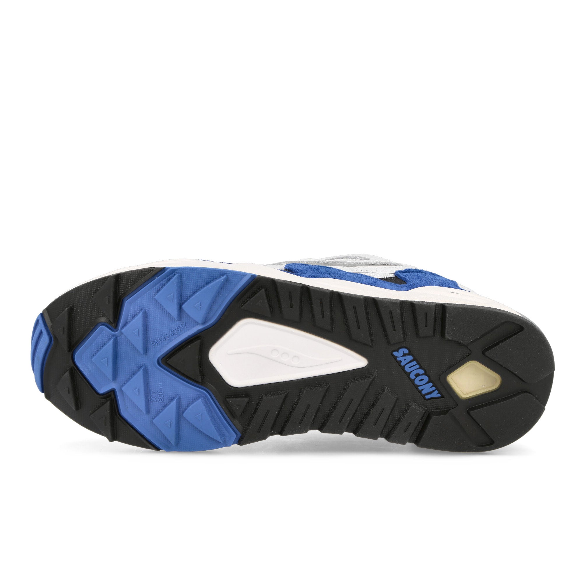 Saucony Grid Shadow 2 OG White-Blue Low Top Sneakers Detail View 1 | Overkill