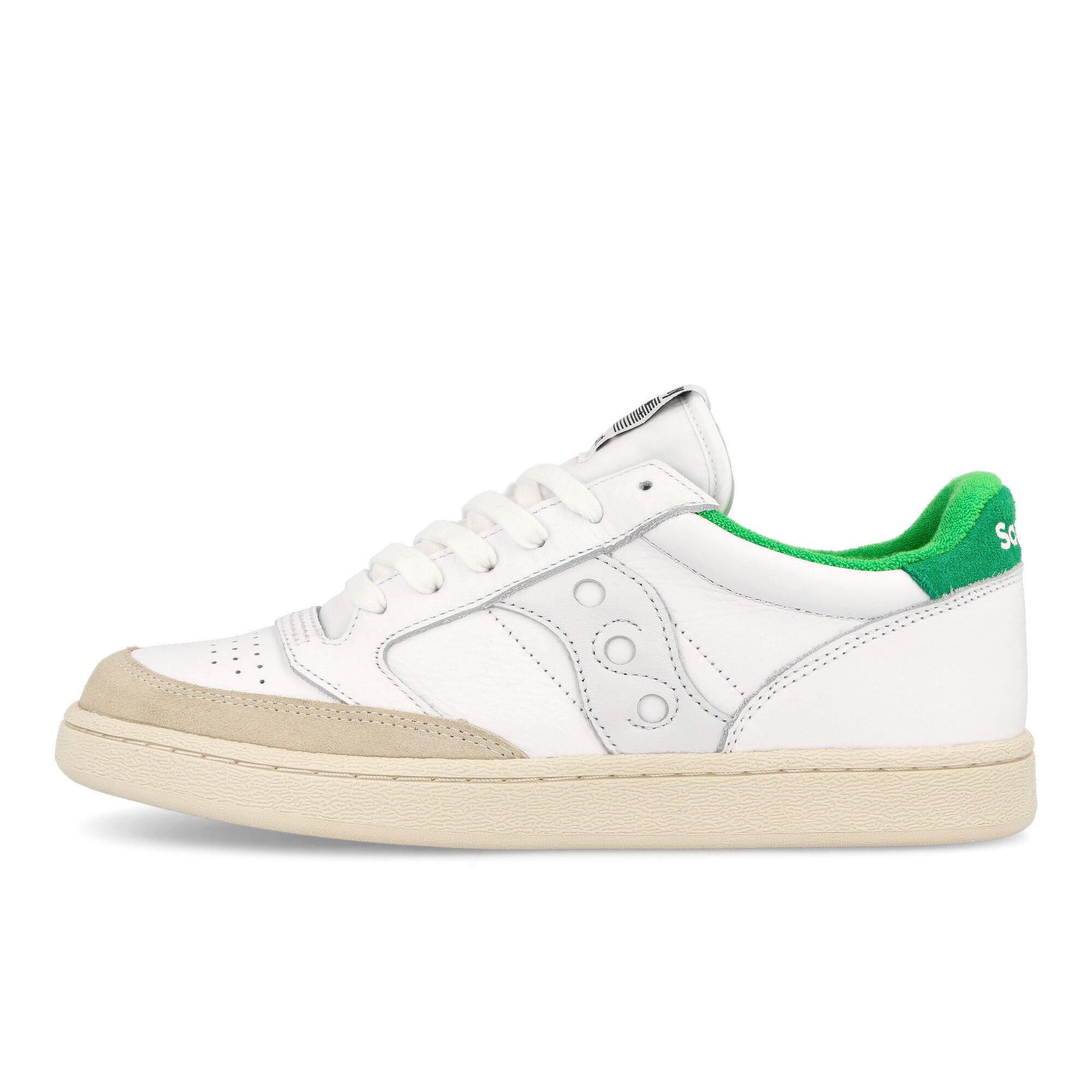 Saucony Jazz Court White-Green Low Top Sneakers S70777-3 | Overkill