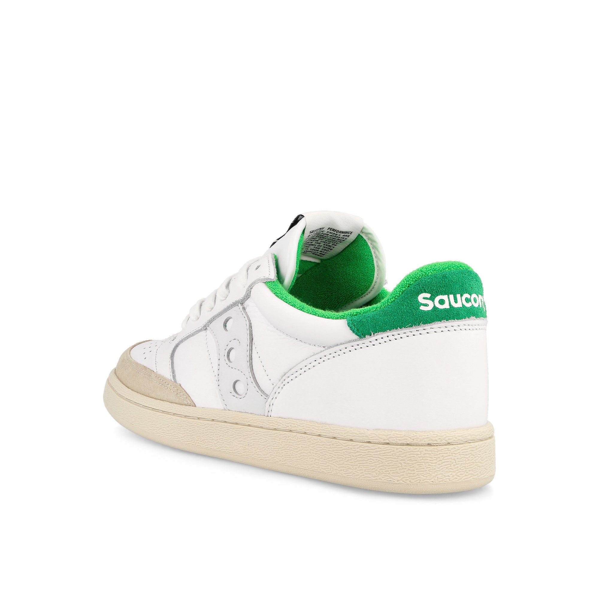 Saucony Jazz Court White-Green Low Top Sneakers Material | Overkill