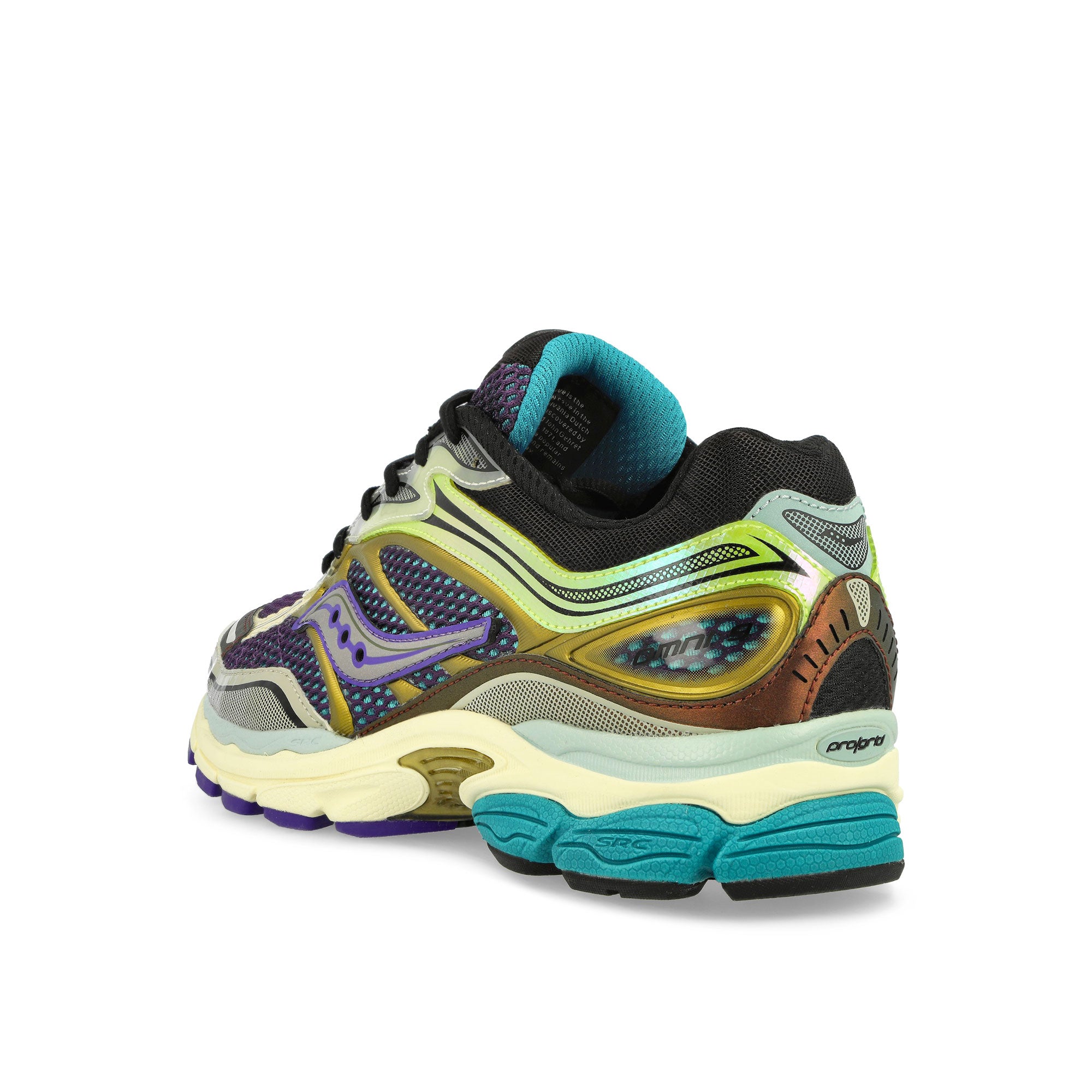 Saucony Progrid Omni 9 Purple / Yellow Sneakers Material | Overkill