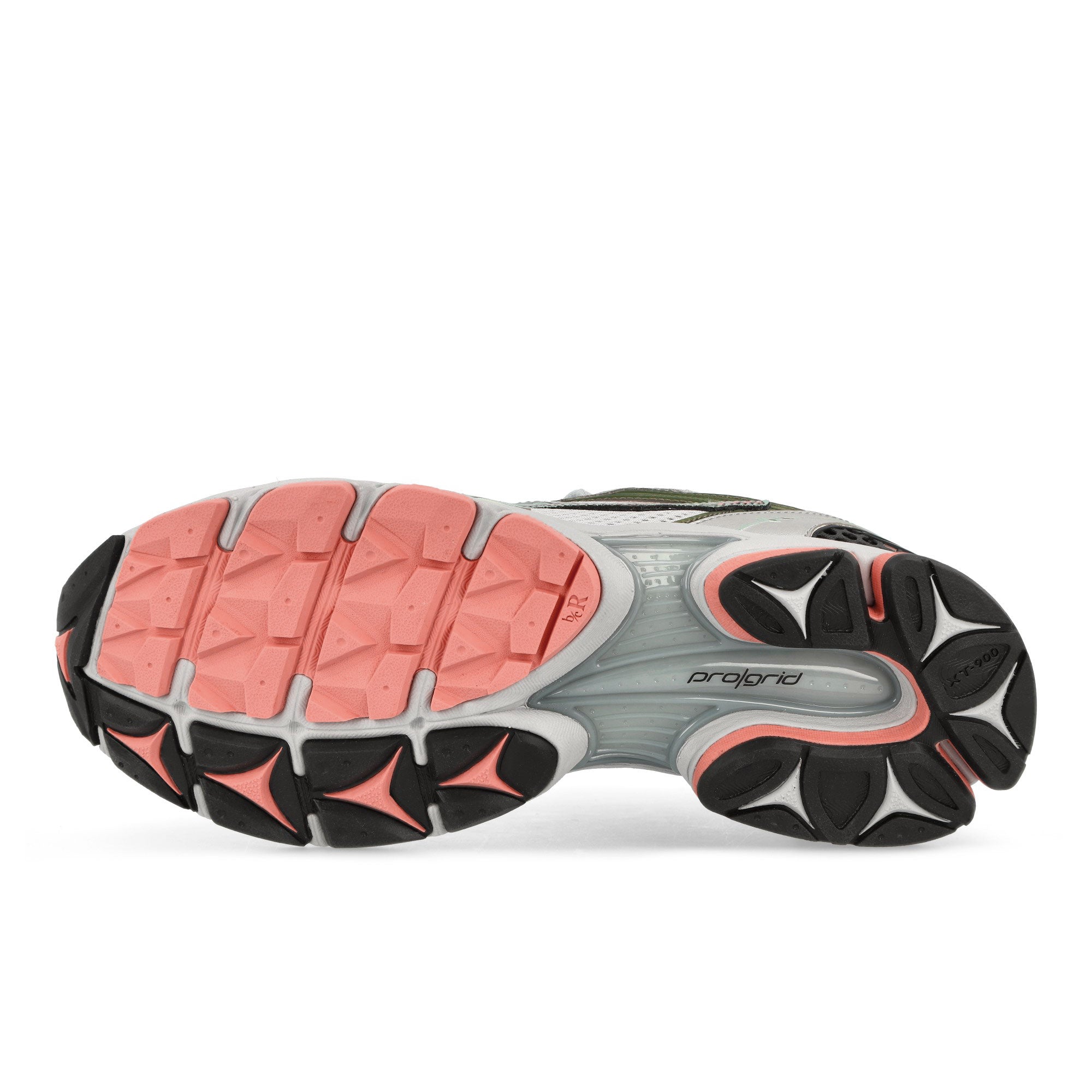 Saucony Progrid Triumph 4 Grey / Green Low Top Sneakers Detail View 1 | Overkill