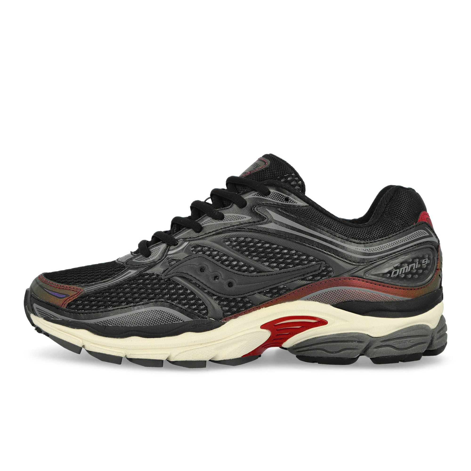 Saucony Progrid Omni 9 Black / Brown Low Top Sneakers S70809-2 | Overkill