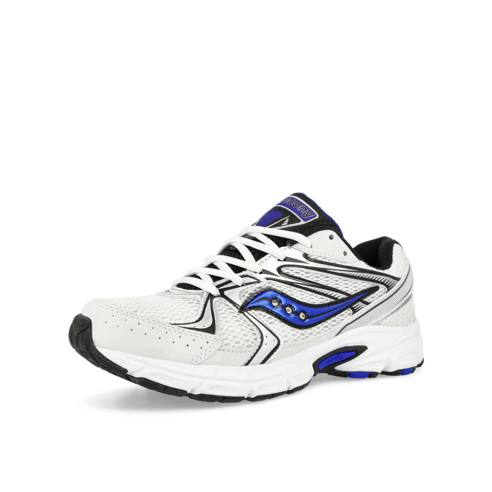 Saucony Ride Millennium White / Royal Low Top Sneakers Close Up | Overkill