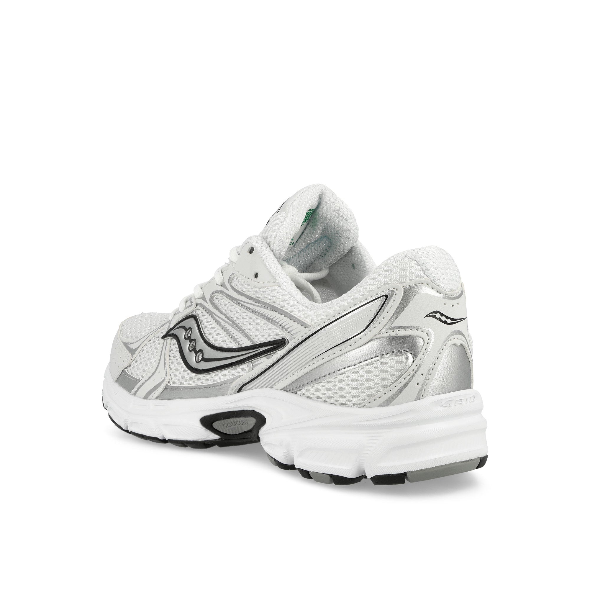 Saucony Ride Millennium White / Silver Low Top Sneakers Material | Overkill
