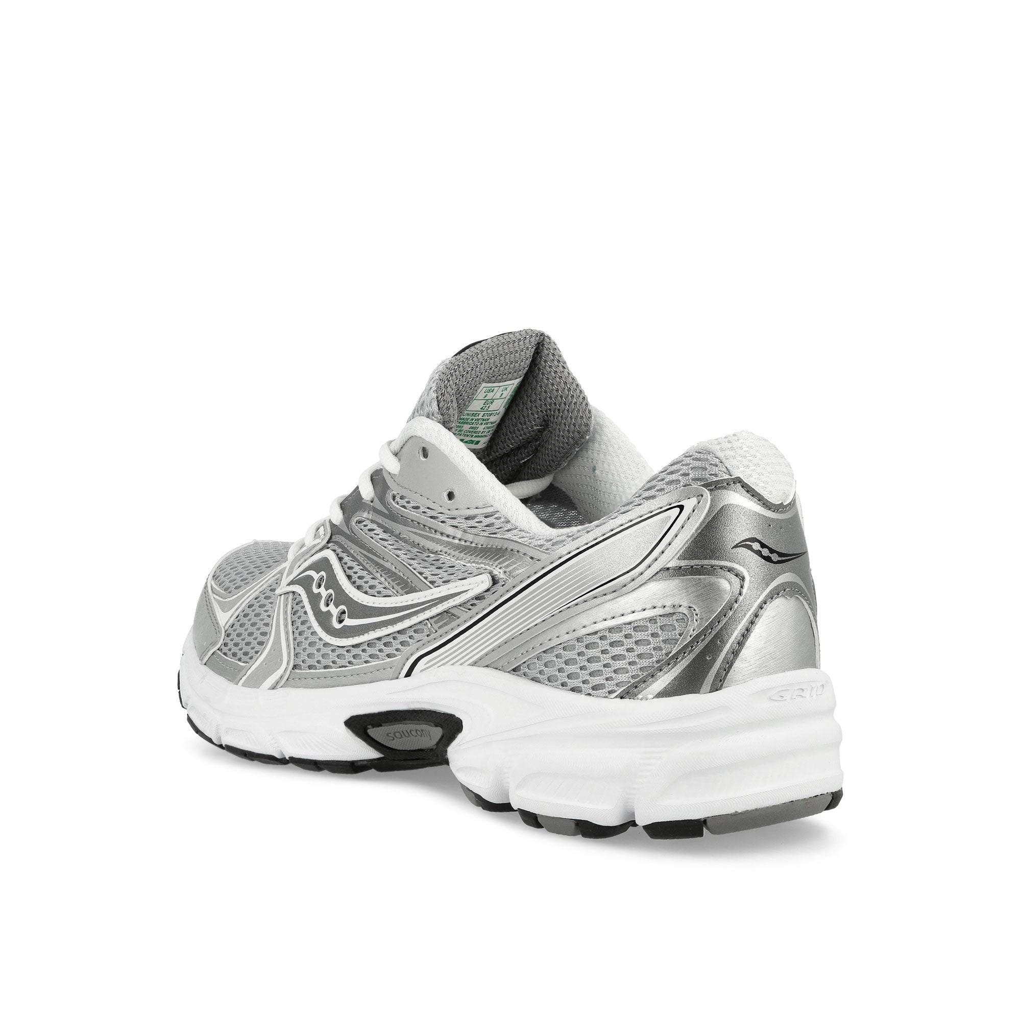 Saucony Ride Millennium Silver Low Top Sneakers Material | Overkill
