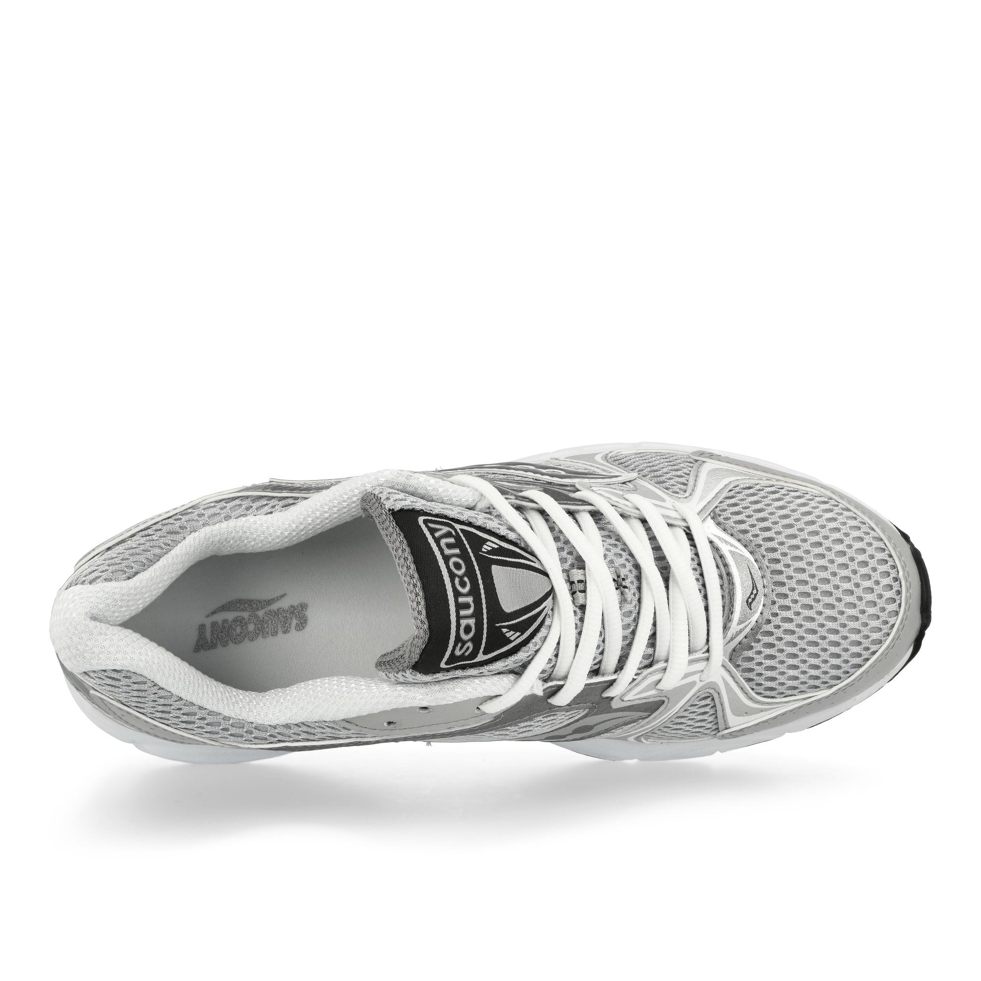Saucony Ride Millennium Silver Low Top Sneakers Detailfoto | Overkill