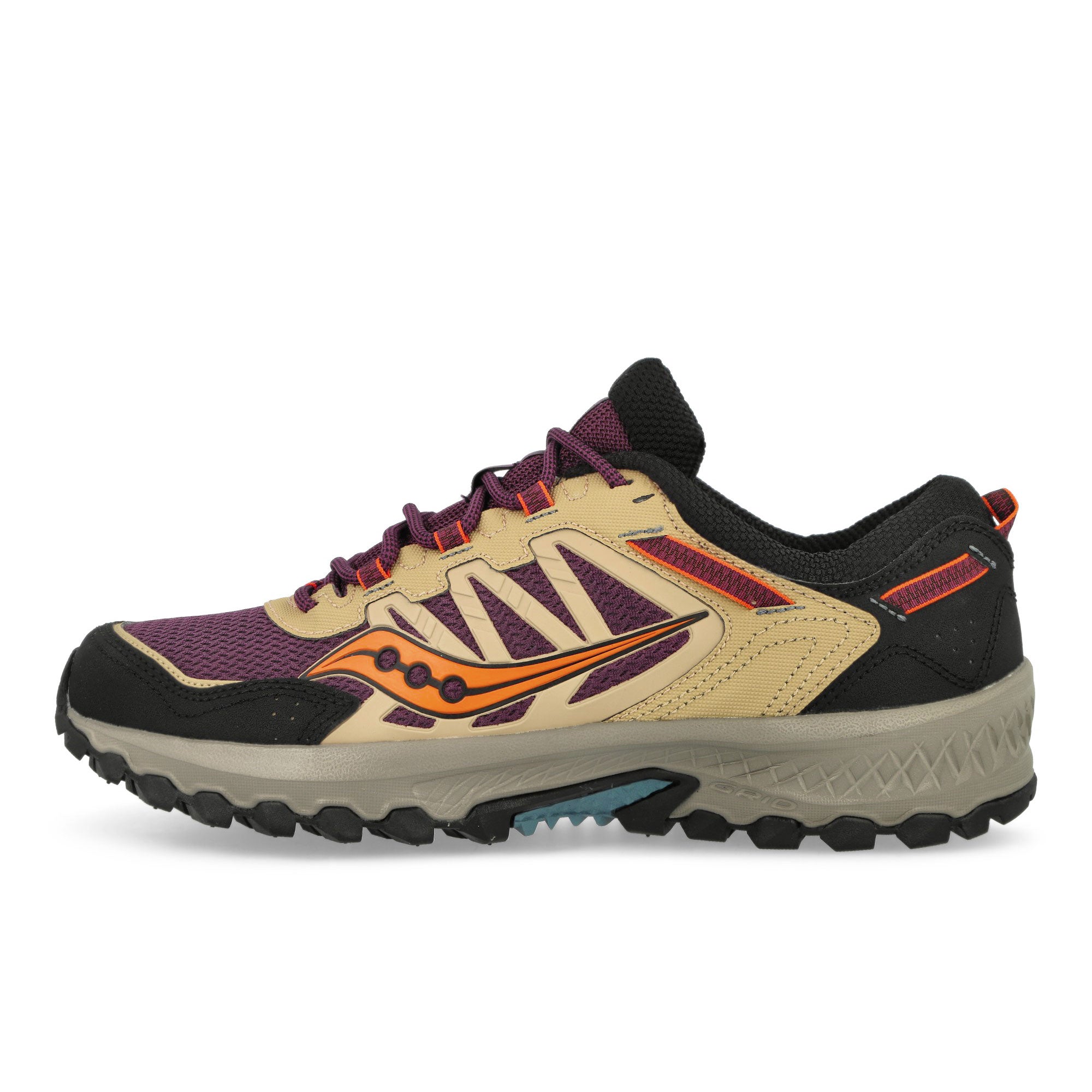 Saucony Grid Peak Purple / Orange Low Top Sneakers S70814-7 | Overkill