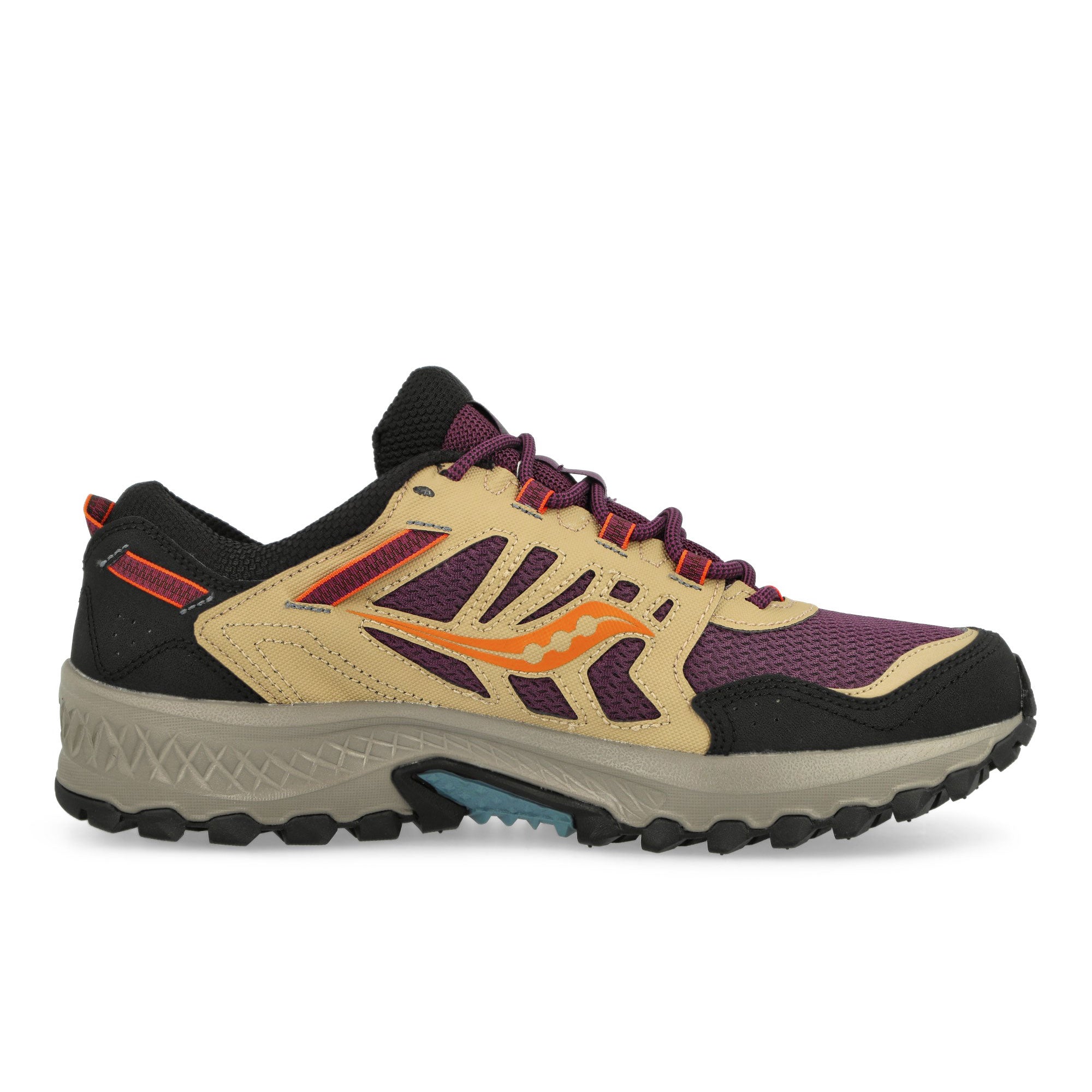 Saucony Grid Peak Purple / Orange Low Top Sneakers Silhouette | Overkill