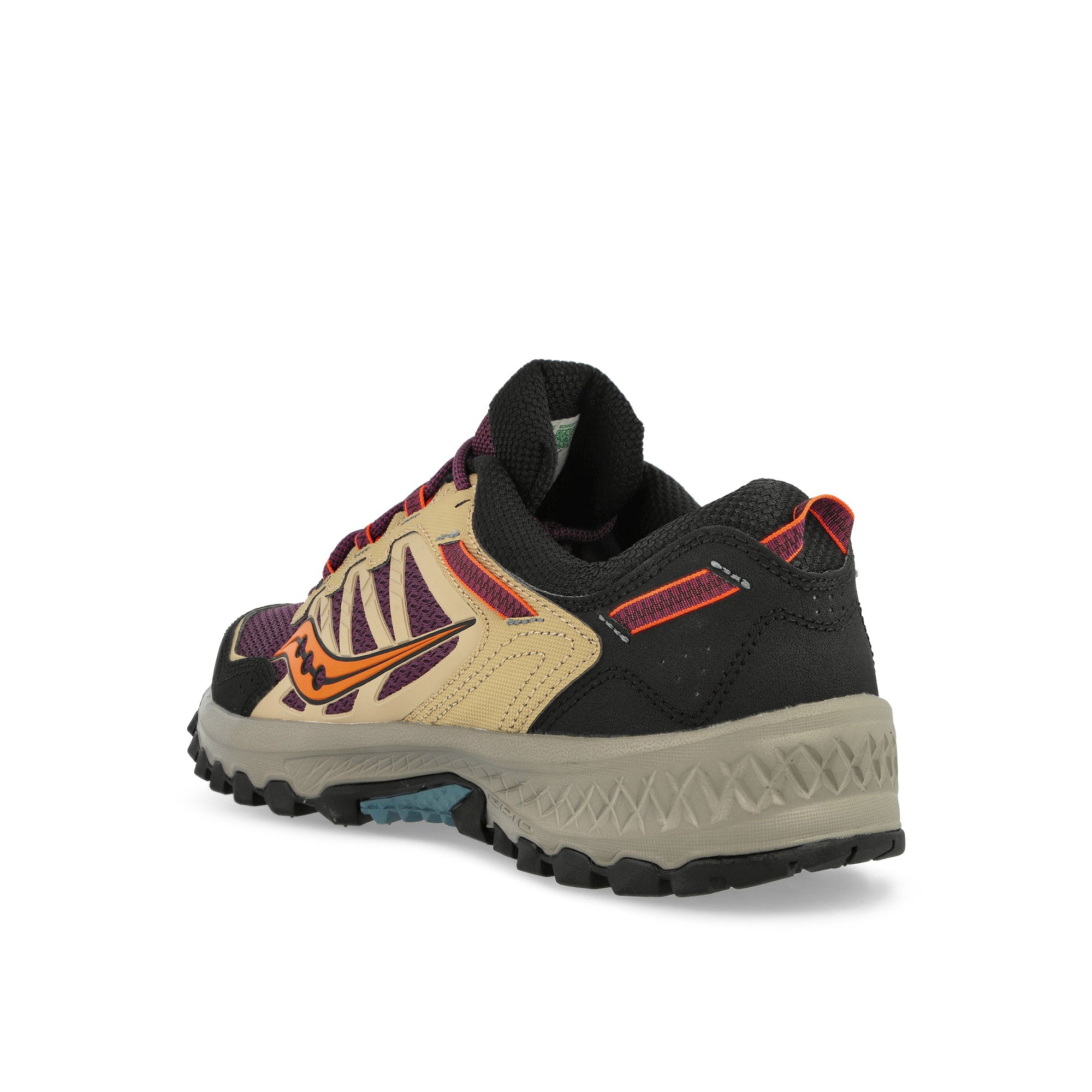 Saucony Grid Peak Purple / Orange Low Top Sneakers Material | Overkill