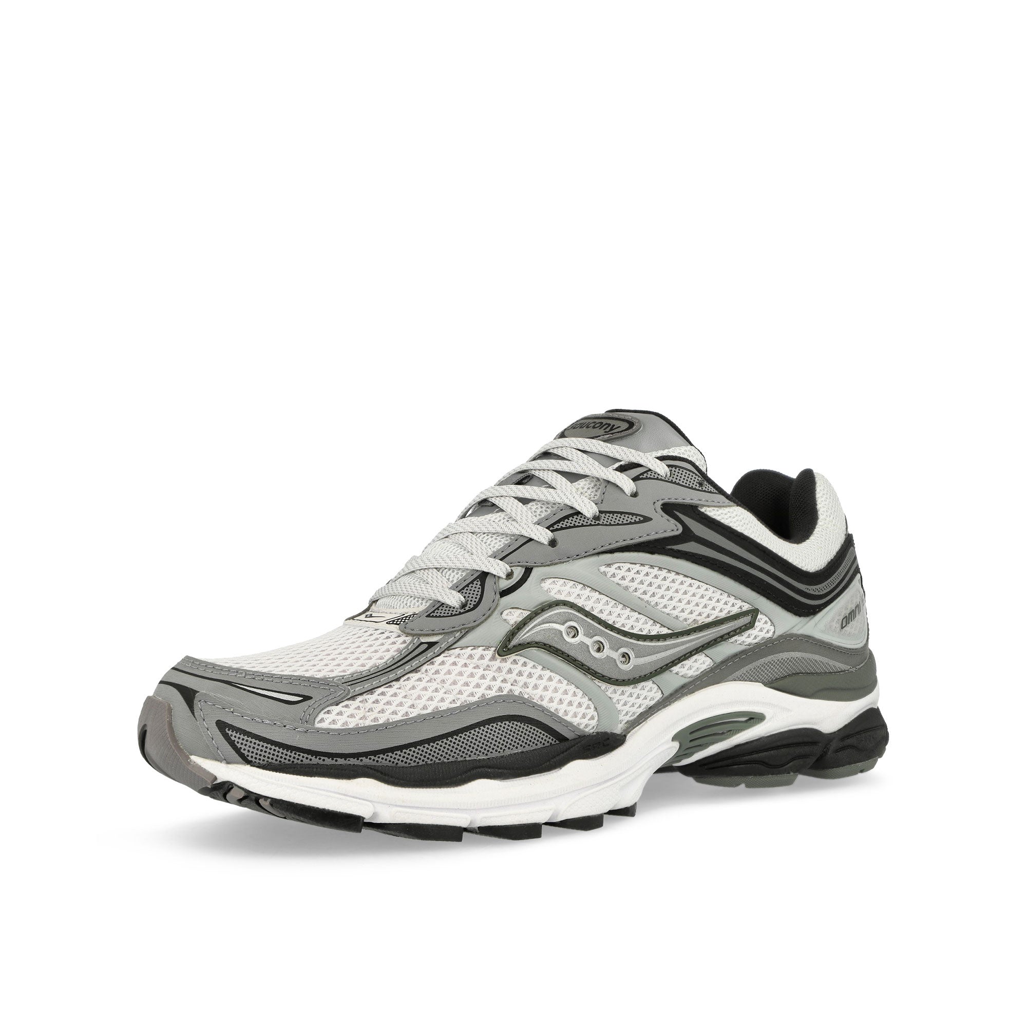 Saucony Progrid Omni 9 White / Multi Low Top Sneakers Close Up | Overkill