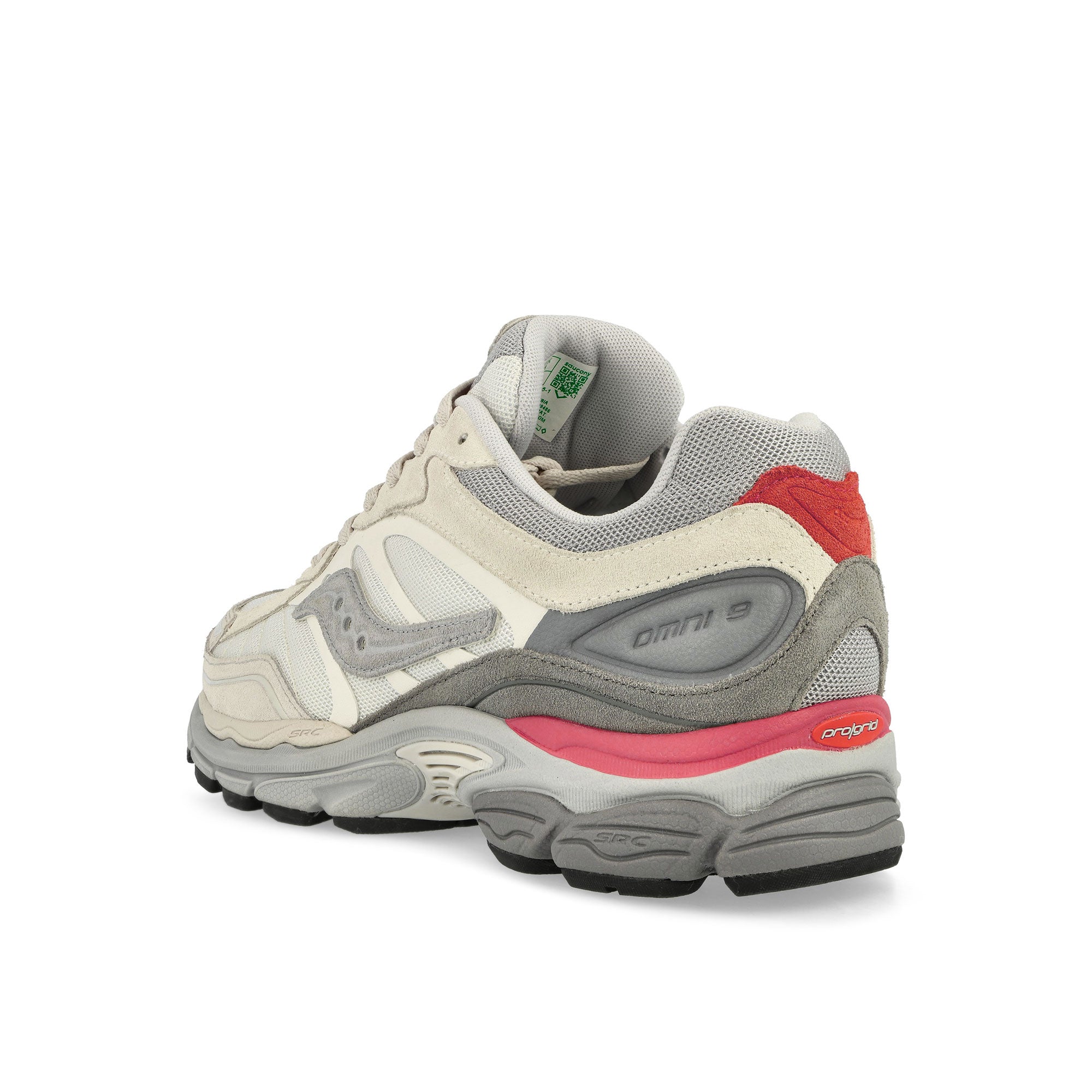 Saucony Progrid Omni 9 Ivory / Grey Low Top Sneakers Material | Overkill
