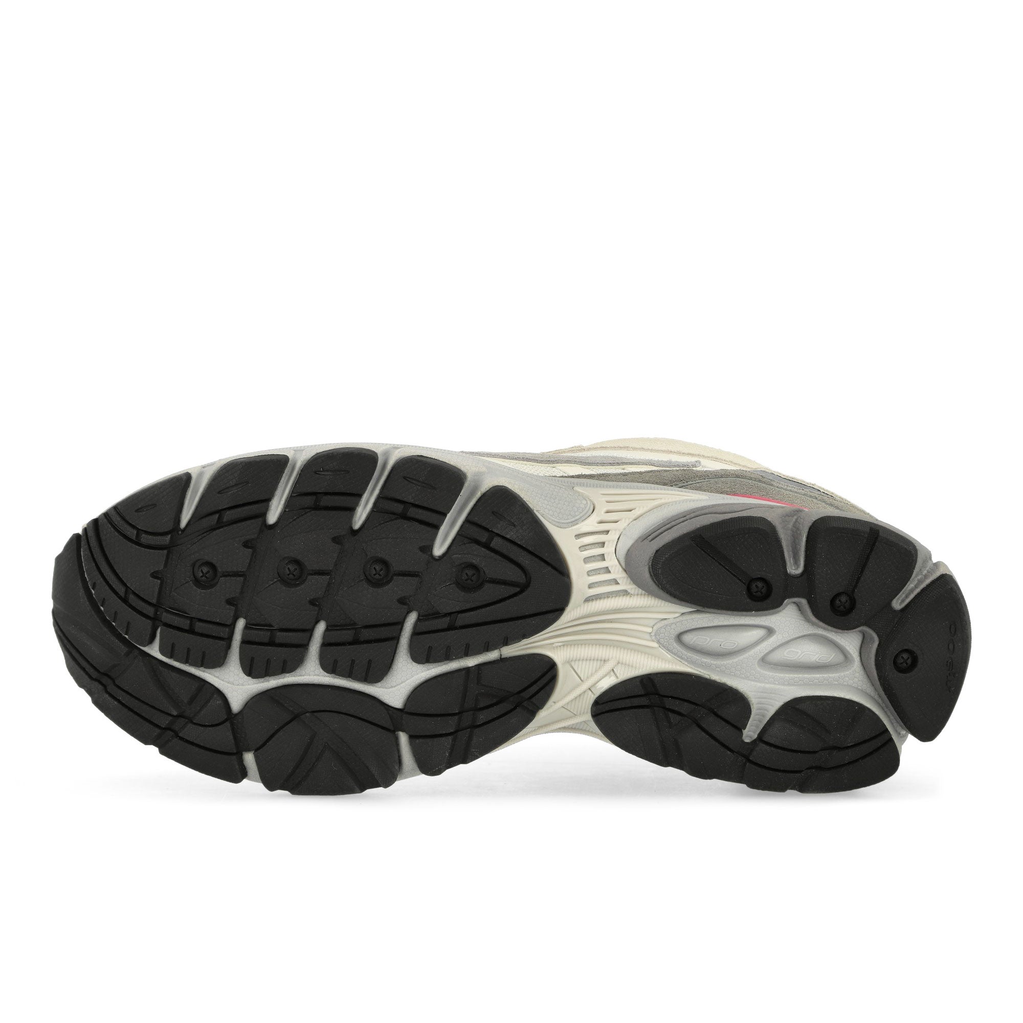 Saucony Progrid Omni 9 Ivory / Grey Low Top Sneakers Detail View 1 | Overkill