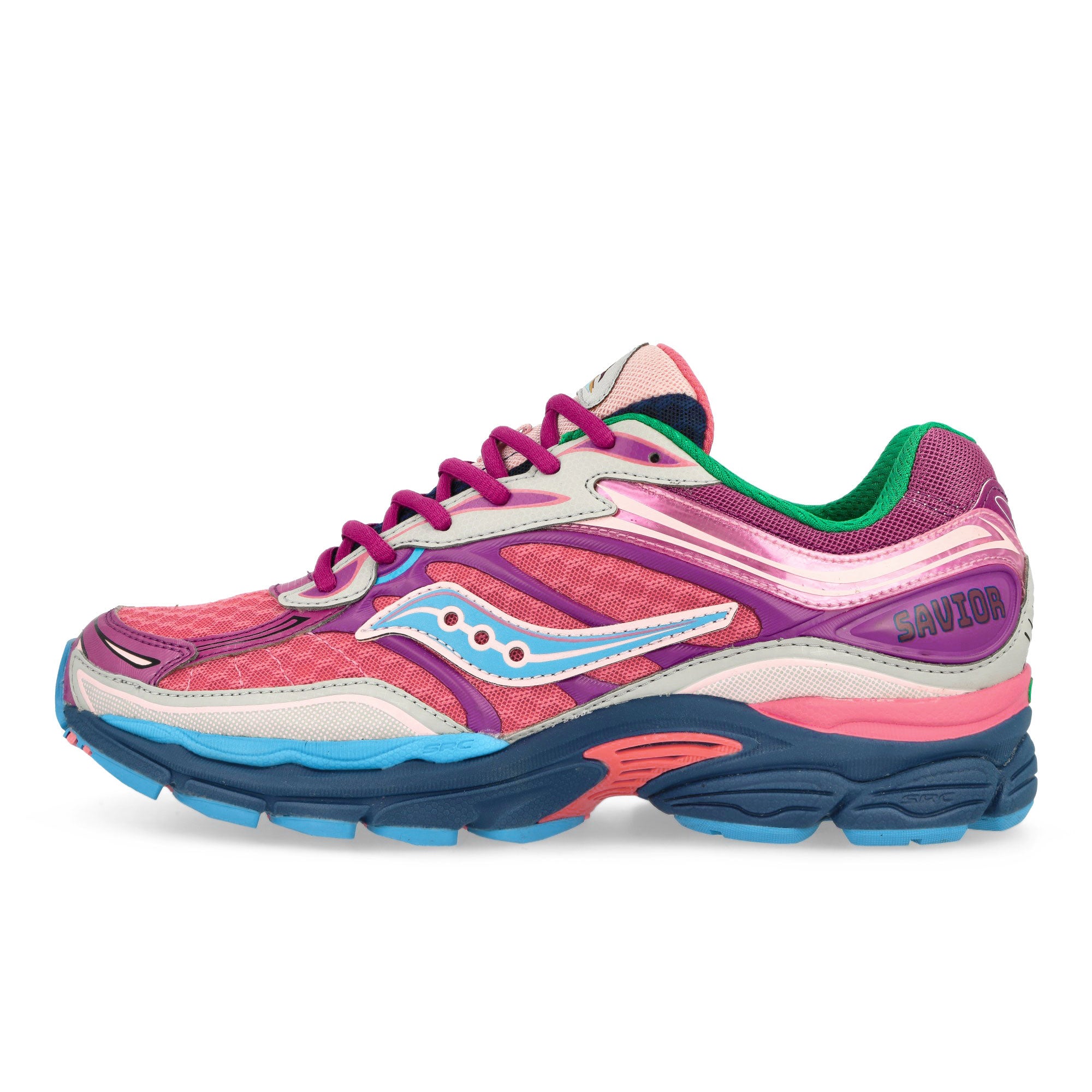 Saucony Progrid Omni 9 Pink / Purple Low Top Sneakers S70864-1 | Overkill