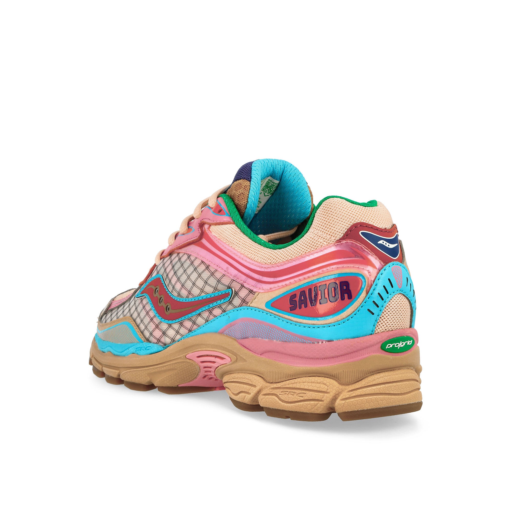 Saucony Progrid Omni 9 Tan / Pink Low Top Sneakers Material | Overkill