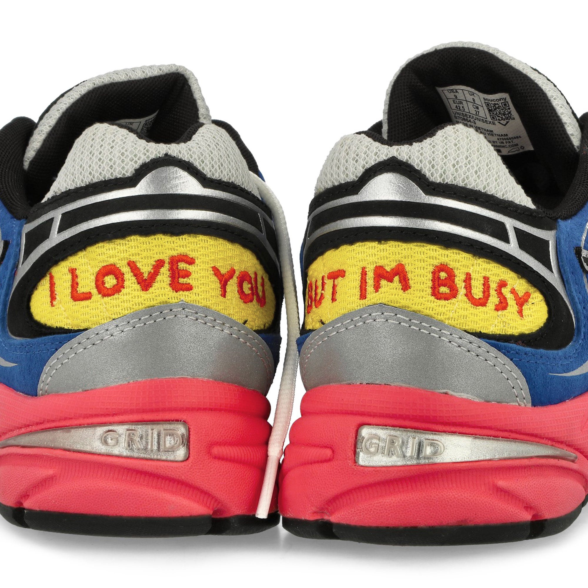 Saucony Grid Jazz 9 Balloon Blue Low Top Sneakers Detailfoto | Overkill