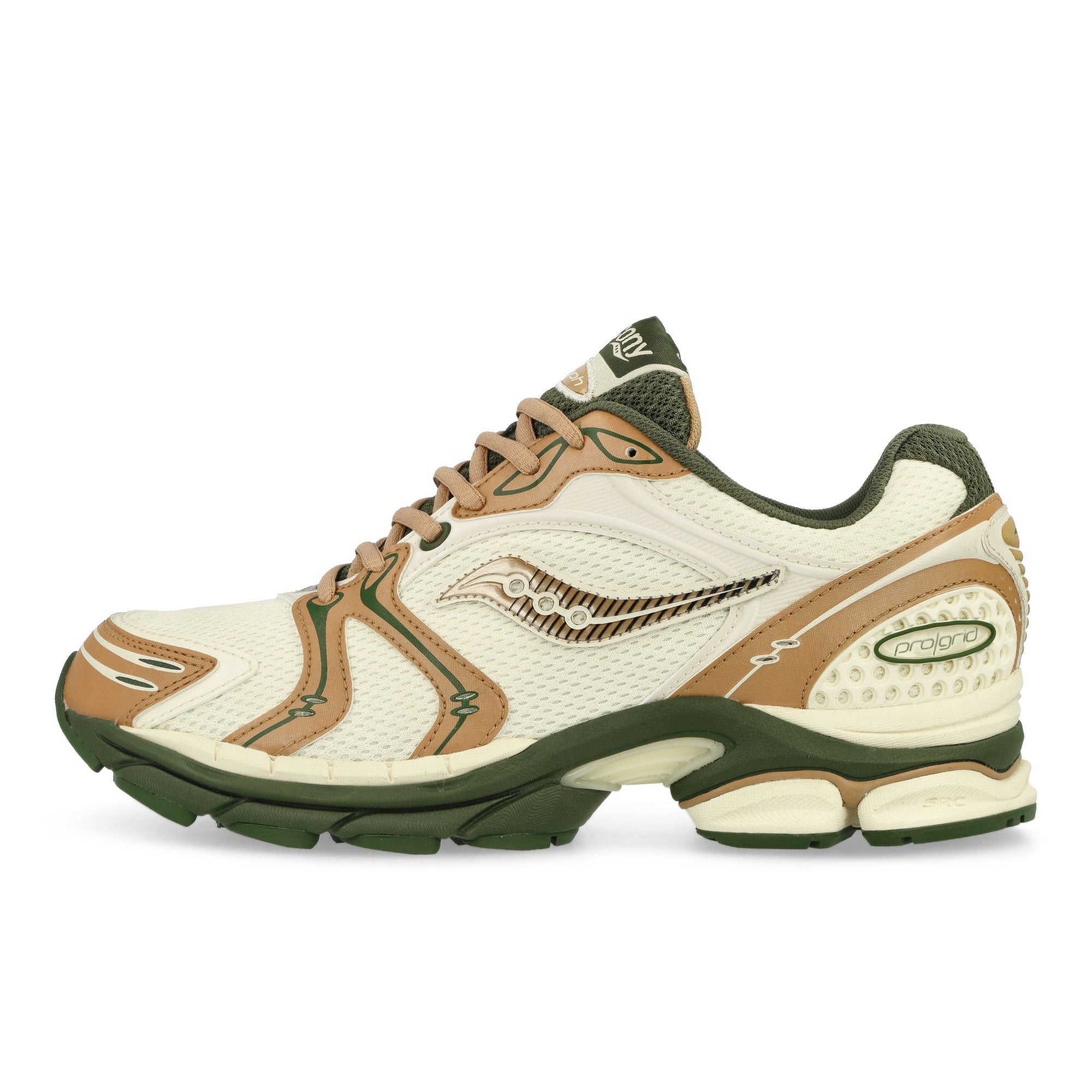 Saucony Progrid Triumph 4 Cream / Ode Low Top Sneakers S70903-1 | Overkill