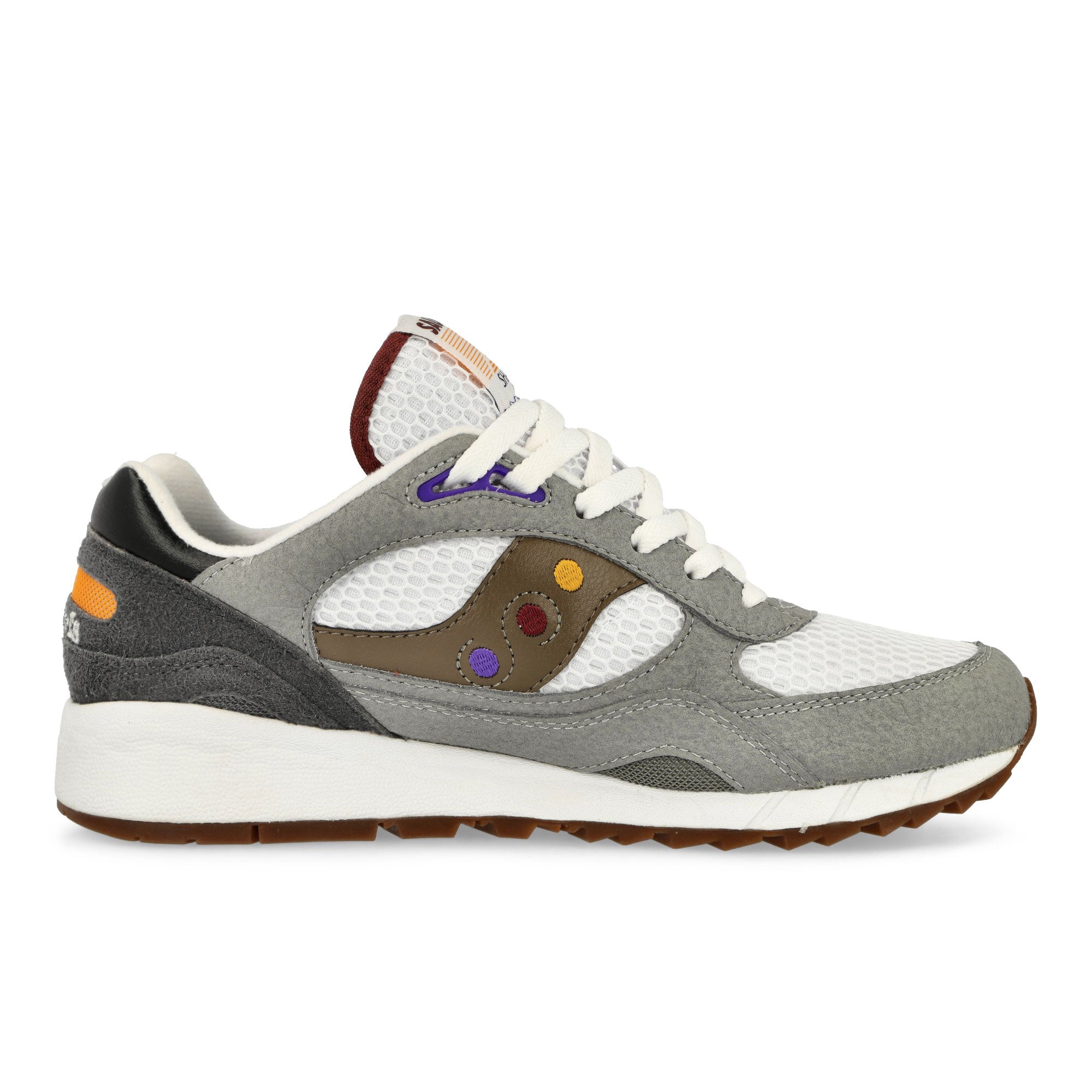 Saucony Shadow 6000 White / Grey Low Top Sneakers Silhouette | Overkill