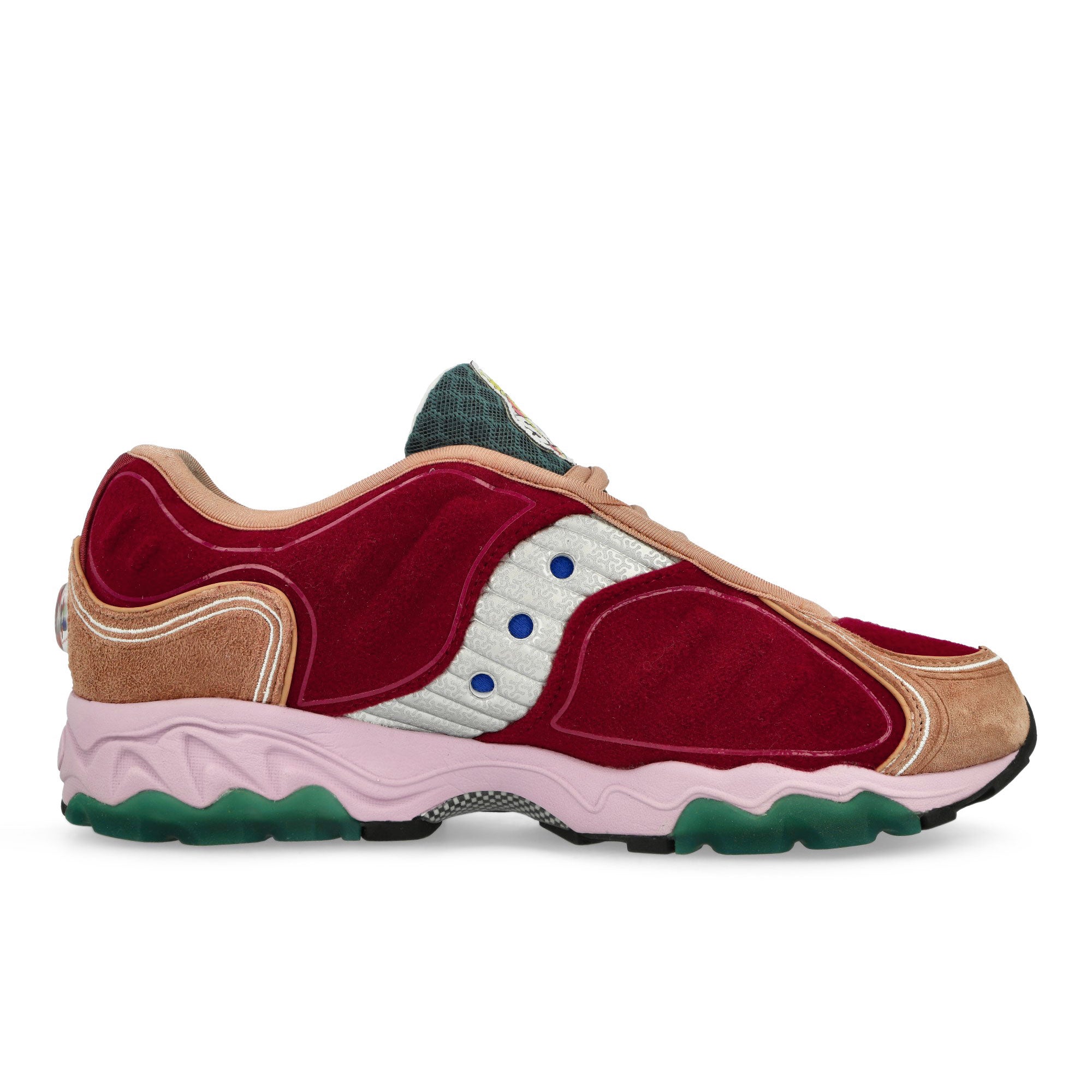 Saucony Matrix Cranberry Low Top Sneakers Silhouette | Overkill