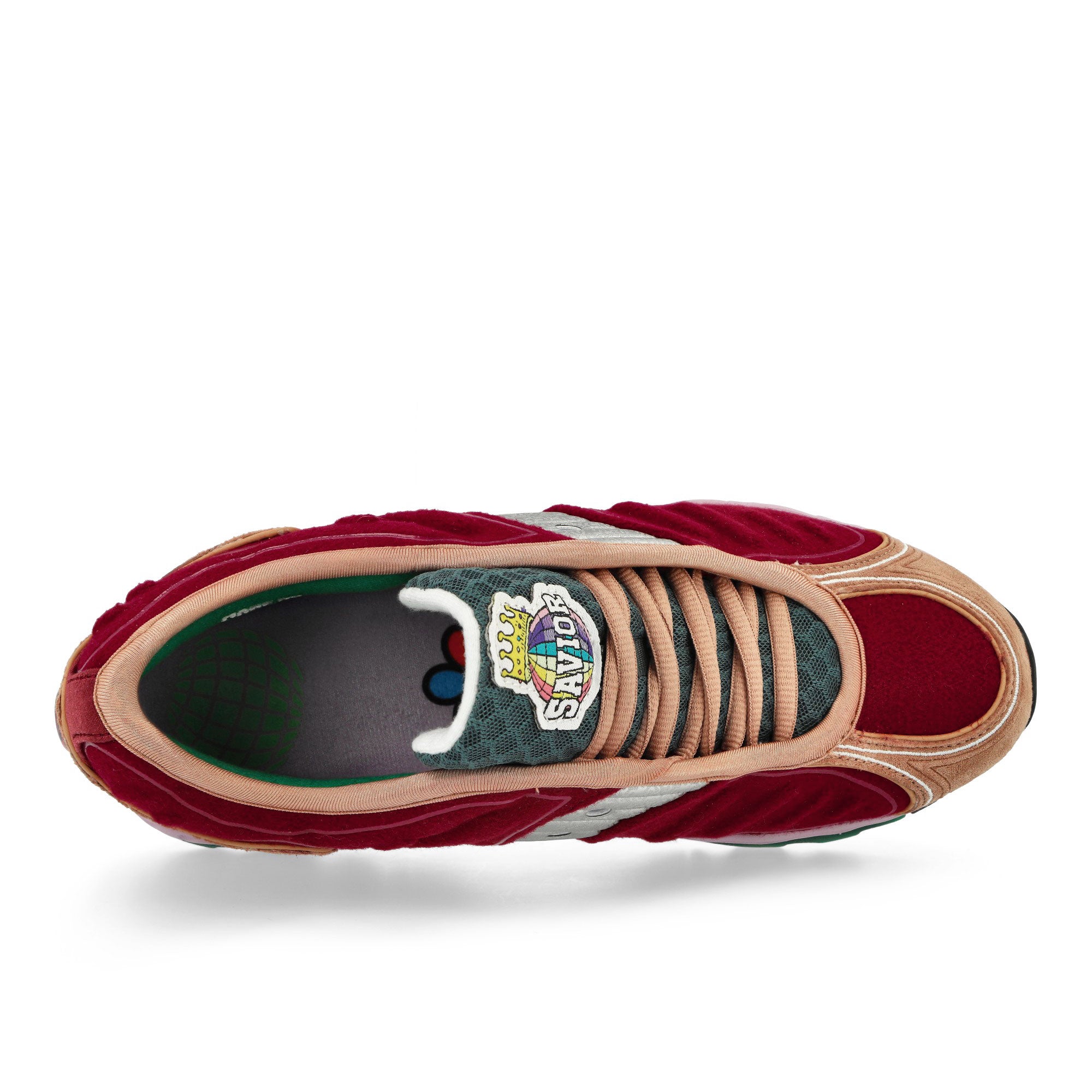 Saucony Matrix Cranberry Low Top Sneakers Detail View 1 | Overkill