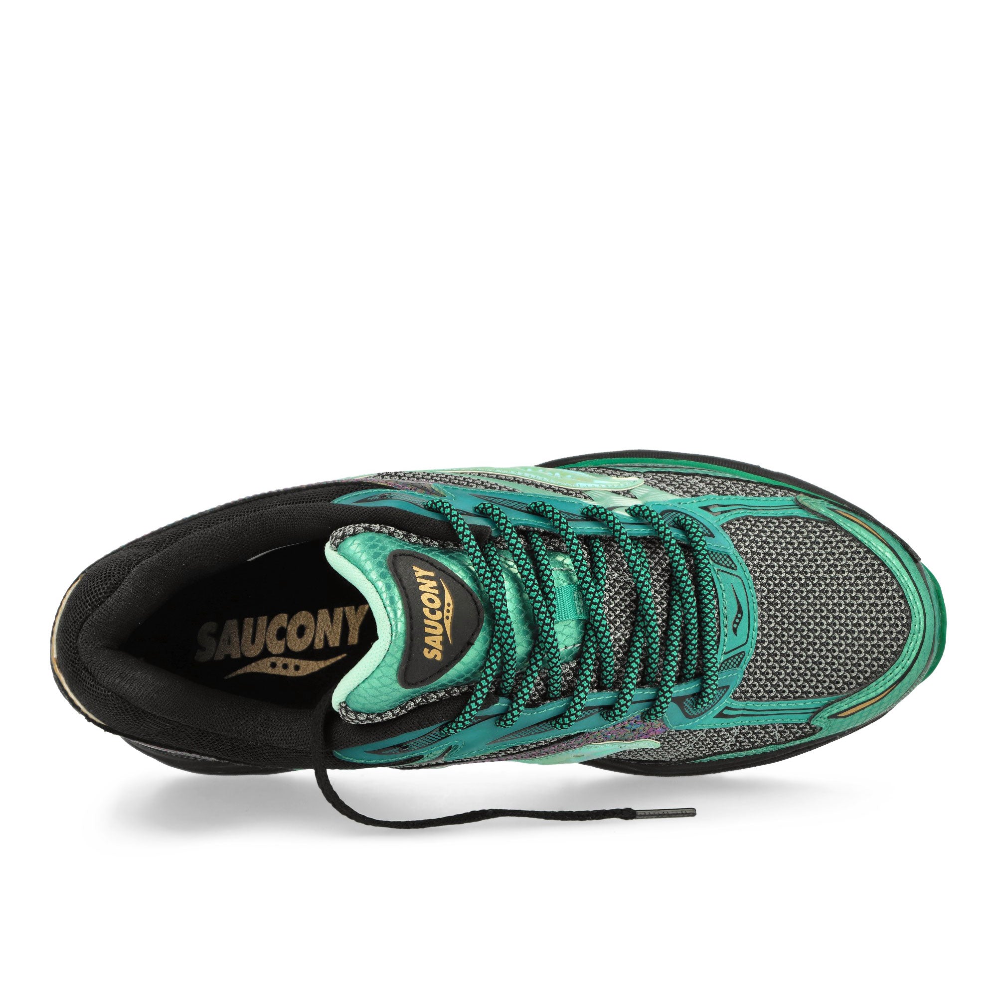Saucony Progrid Omni 9 Green Glow Low Top Sneaker S70934-2 Detailfoto | Overkill