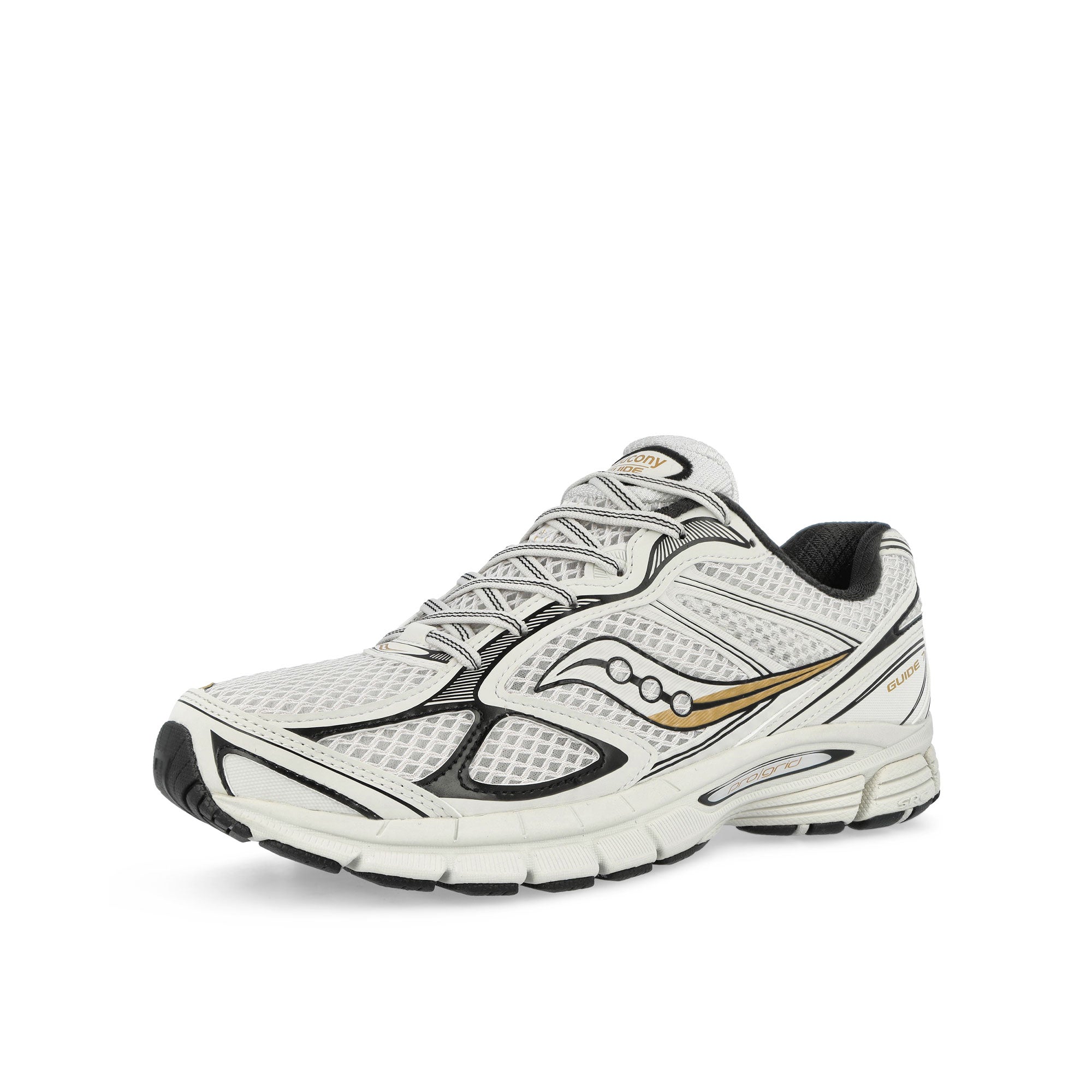Saucony ProGrid Guide 7 Onyx / Gold Low Top Sneakers S70936-26 Close-up | Overkill