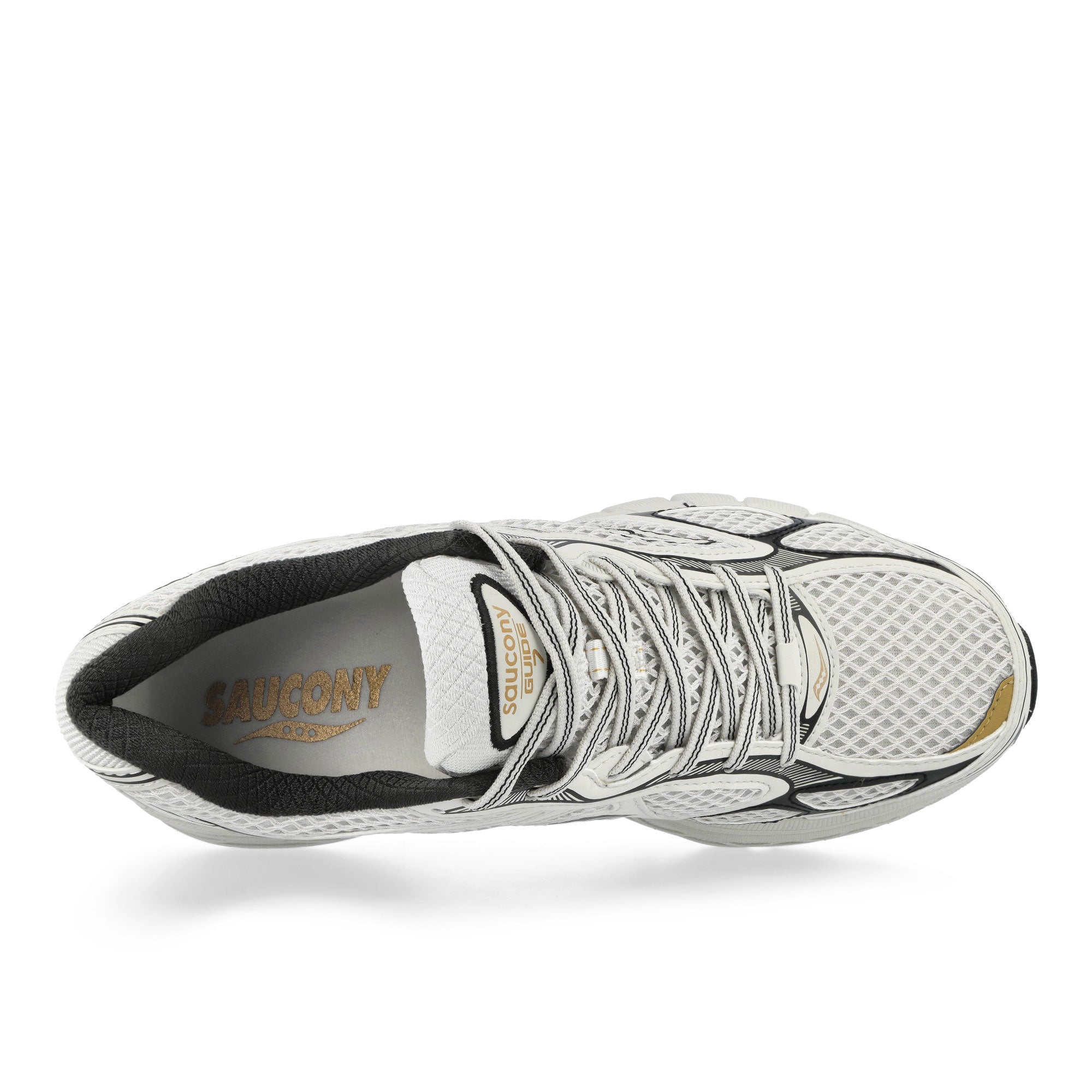 Saucony ProGrid Guide 7 Onyx / Gold Low Top Sneakers S70936-26 Detailfoto | Overkill