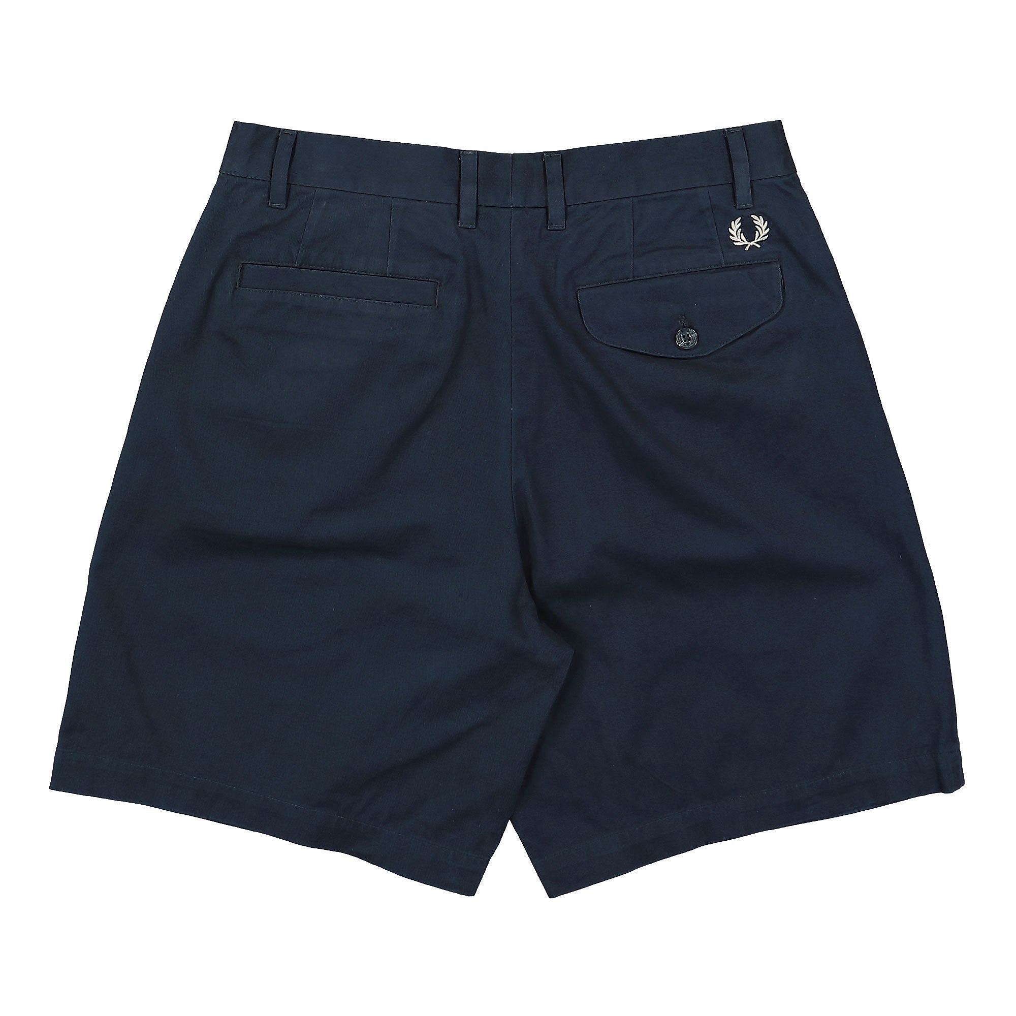 Fred Perry Wide Leg Woven Short Navy Shorts Material | Overkill