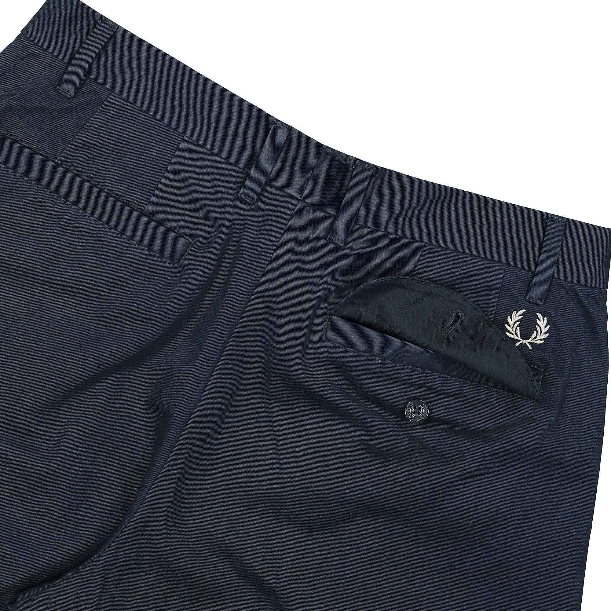 Fred Perry Wide Leg Woven Short Navy Shorts Detail view 1 | Overkill