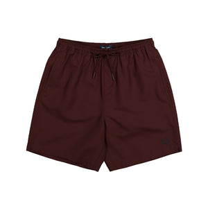 Fred Perry Classic Swimshort Oxblood Swimwear S8508-597 | Overkill