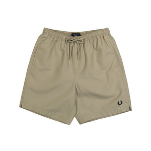 Fred Perry Classic Swimshort Warm Grey / Black Swimwear S8508-V76 | Overkill