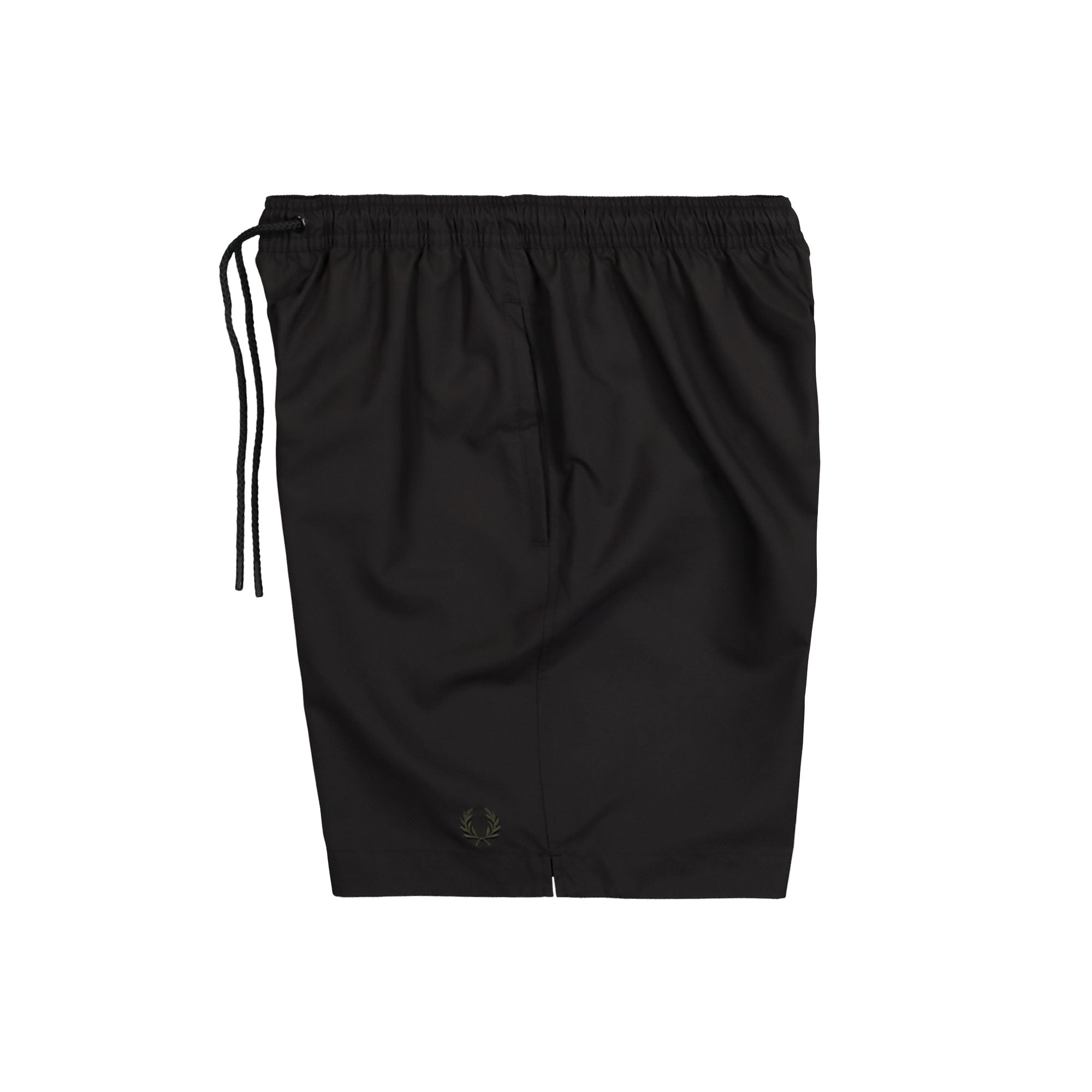 Fred Perry Classic Swimshort Black / Court Green Swimwear Detail view 1 | Overkill
