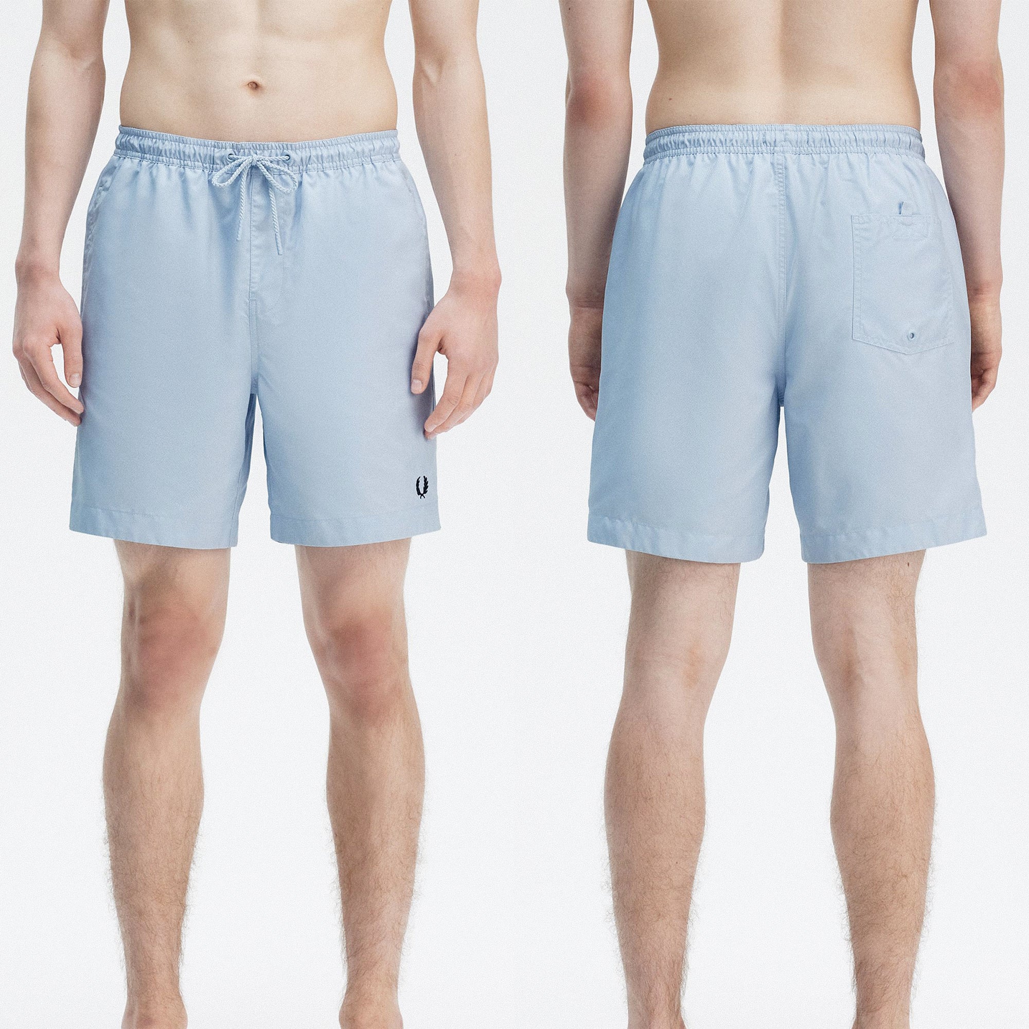 Fred Perry Classic Swimshort Light Smoke Swimwear Detailfoto | Overkill