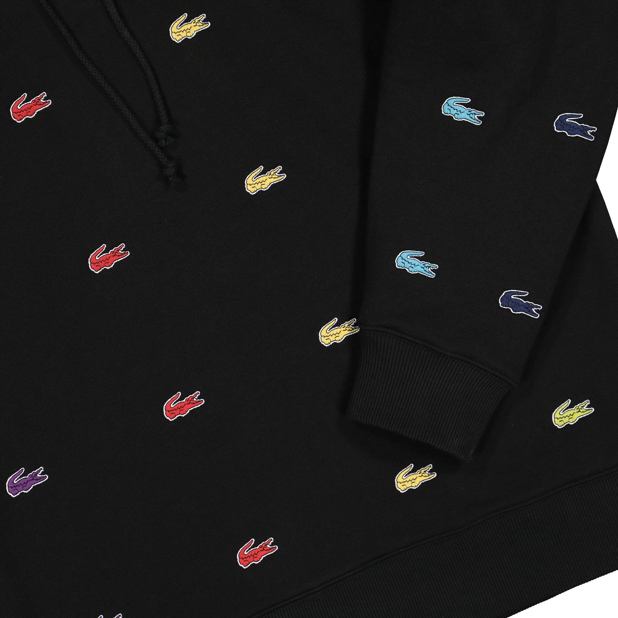 Lacoste Chinatown Market x Lacoste Hoodie Black Hoodies Detailfoto | Overkill