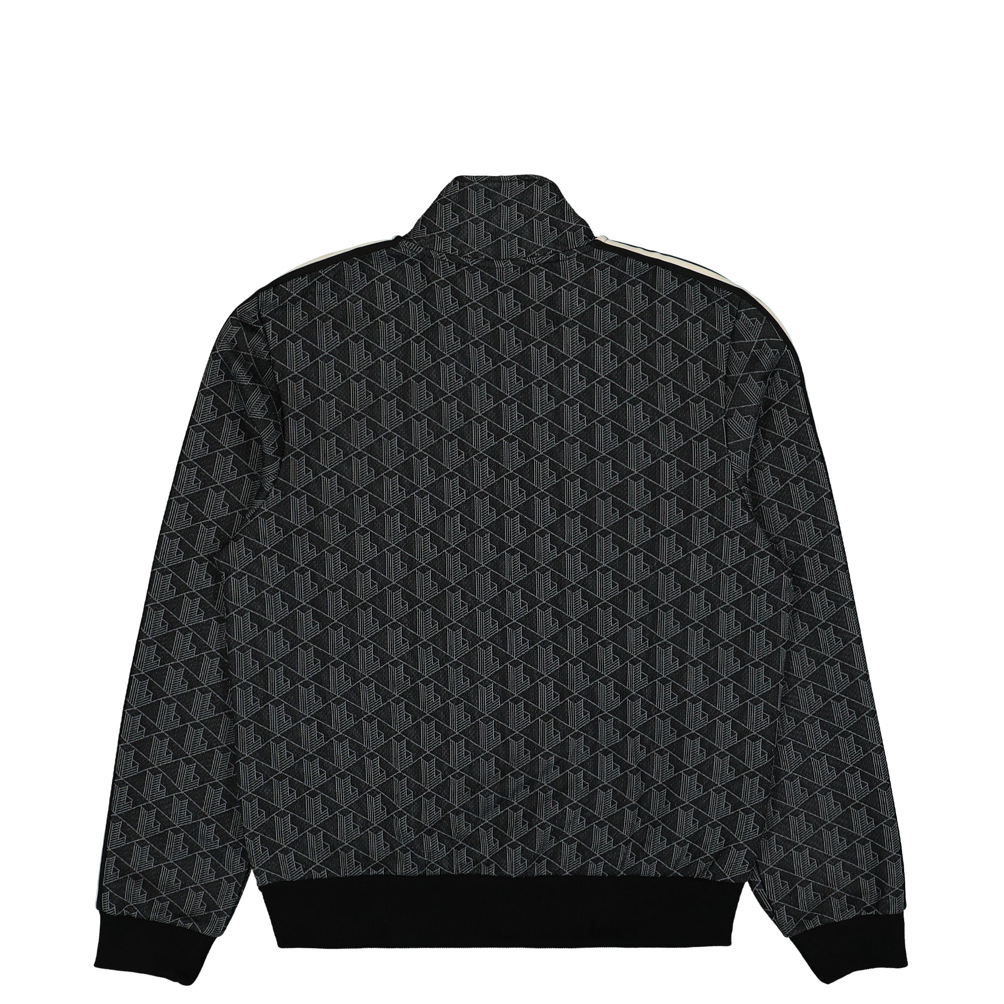 Lacoste Paris Jacquard Monogram Track Jacket Black Graphite Track Jackets Material | Overkill