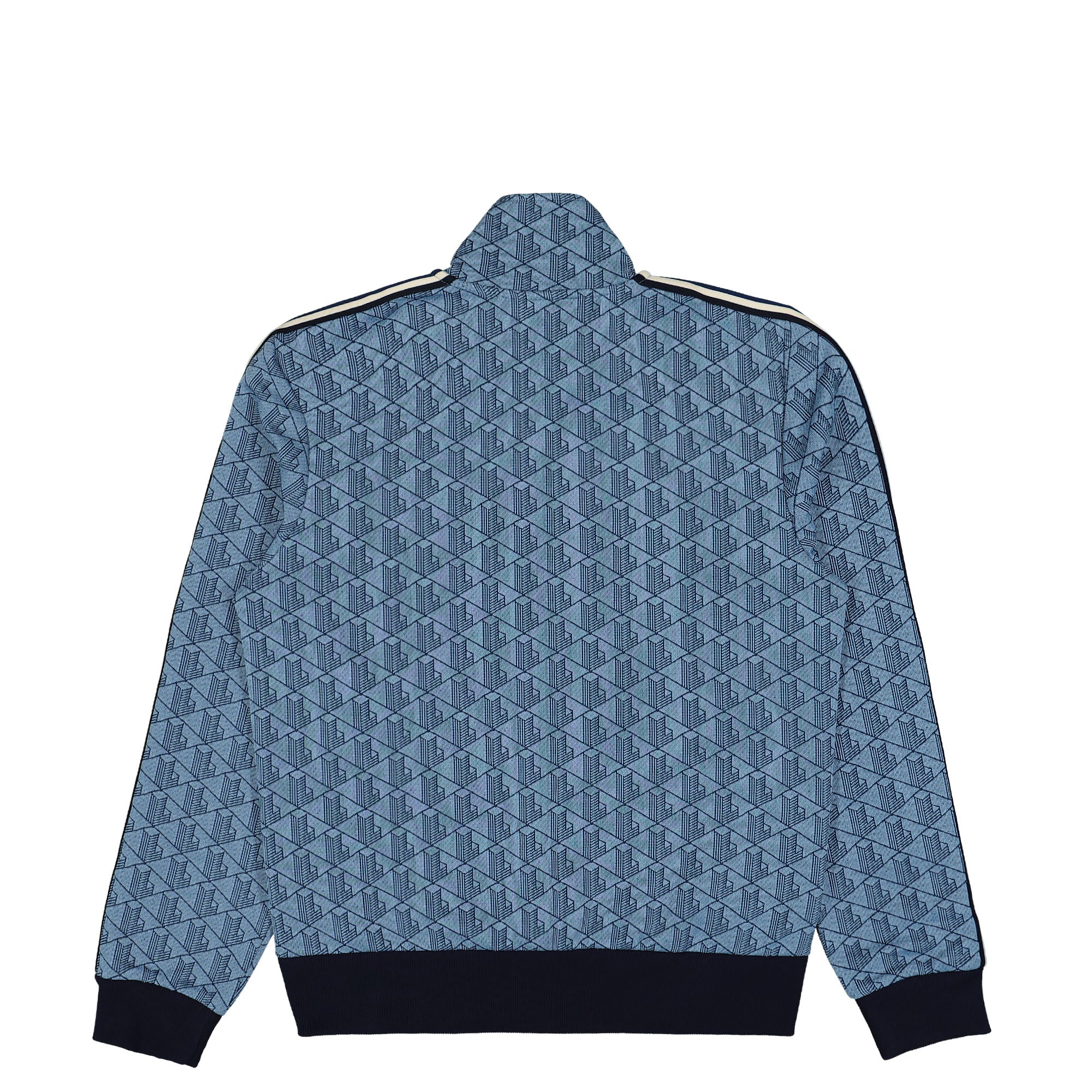 Lacoste Paris Jacquard Monogram Track Jacket Navy Blue Track Jackets Material | Overkill