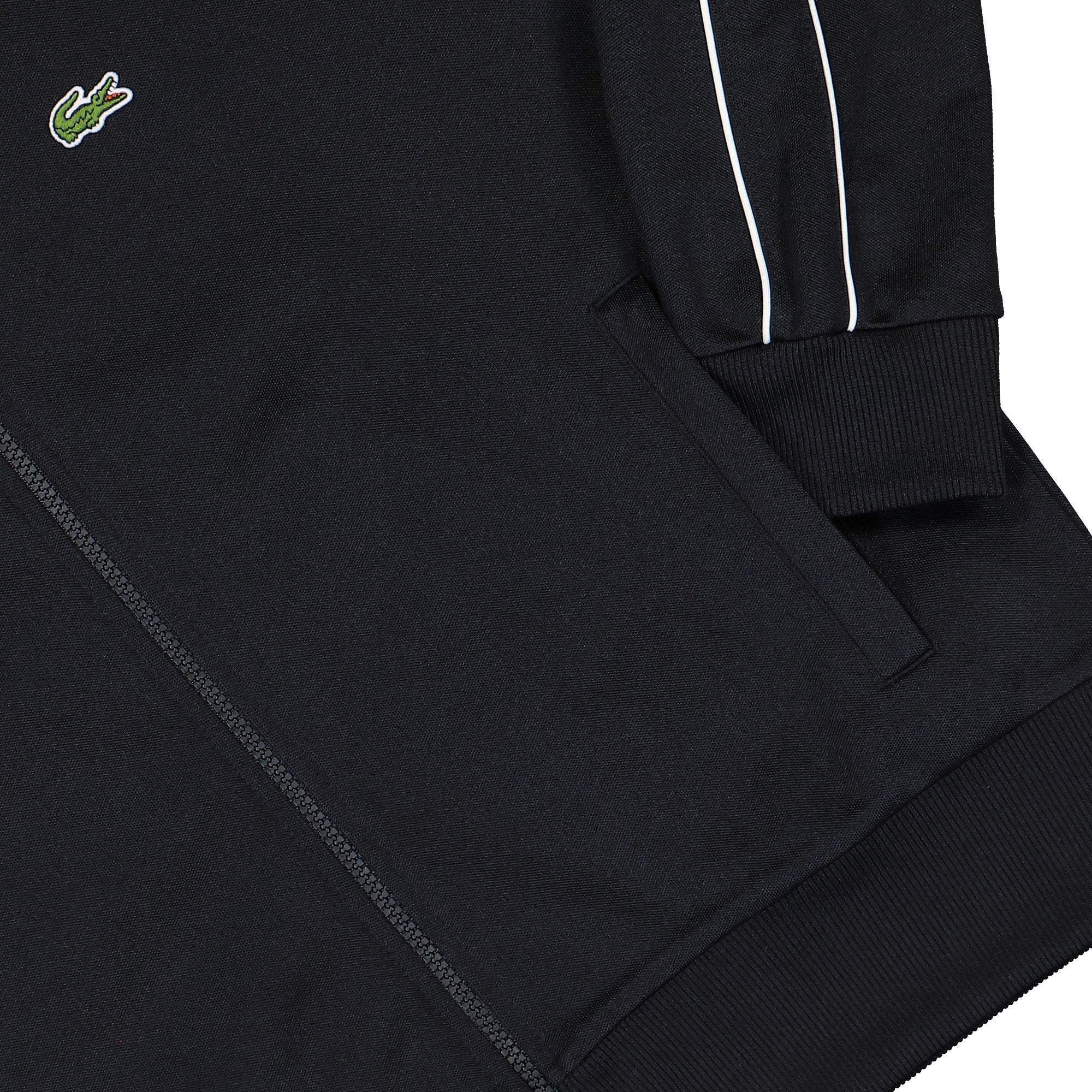 Lacoste Original Paris-Piqué Trackjacket Black Track Jackets SH1457-00 031 Detail View 1 | Overkill