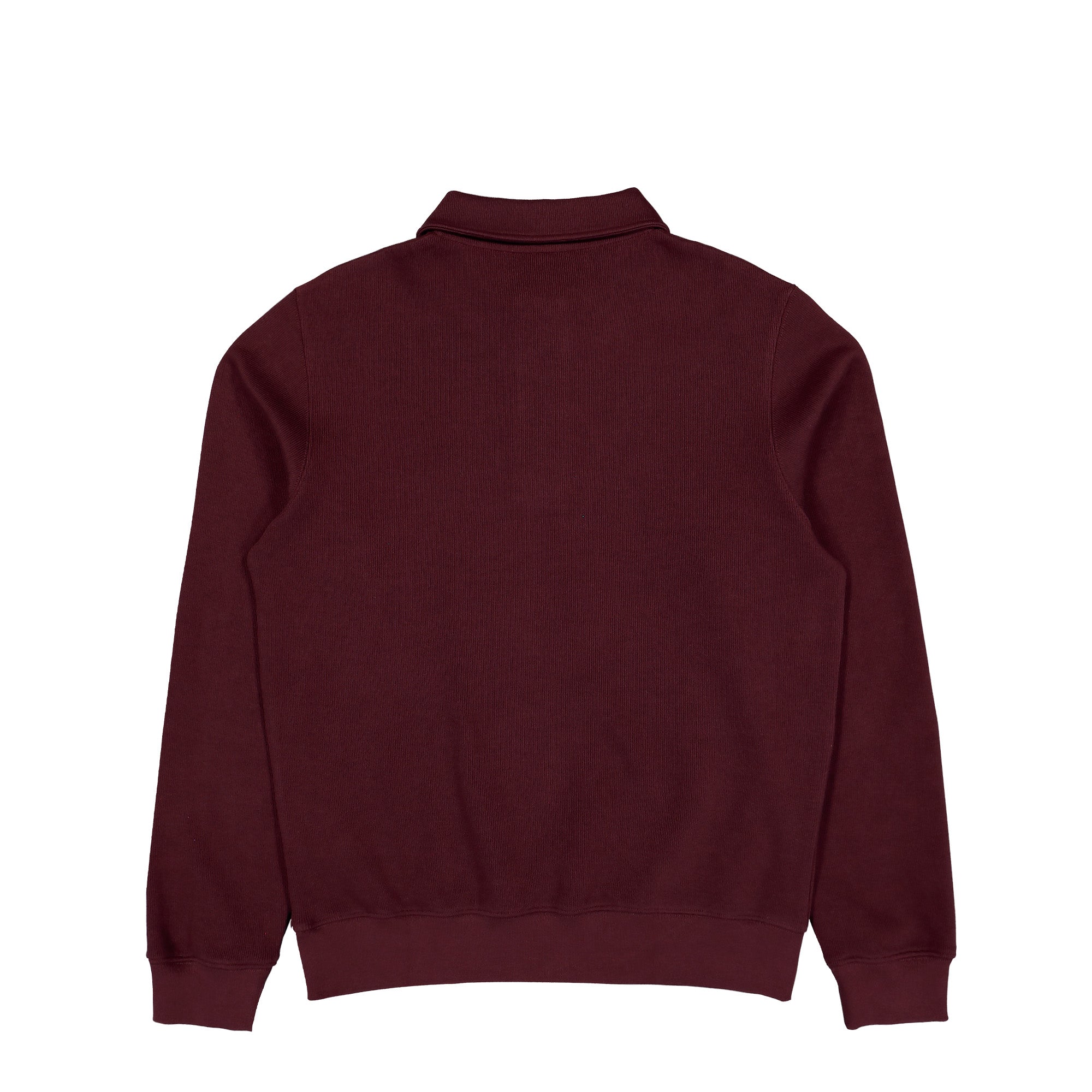 Lacoste Polo Sweatshirt Dark Burgundy Longsleeves SH5781-00 3KE Close-up | Overkill
