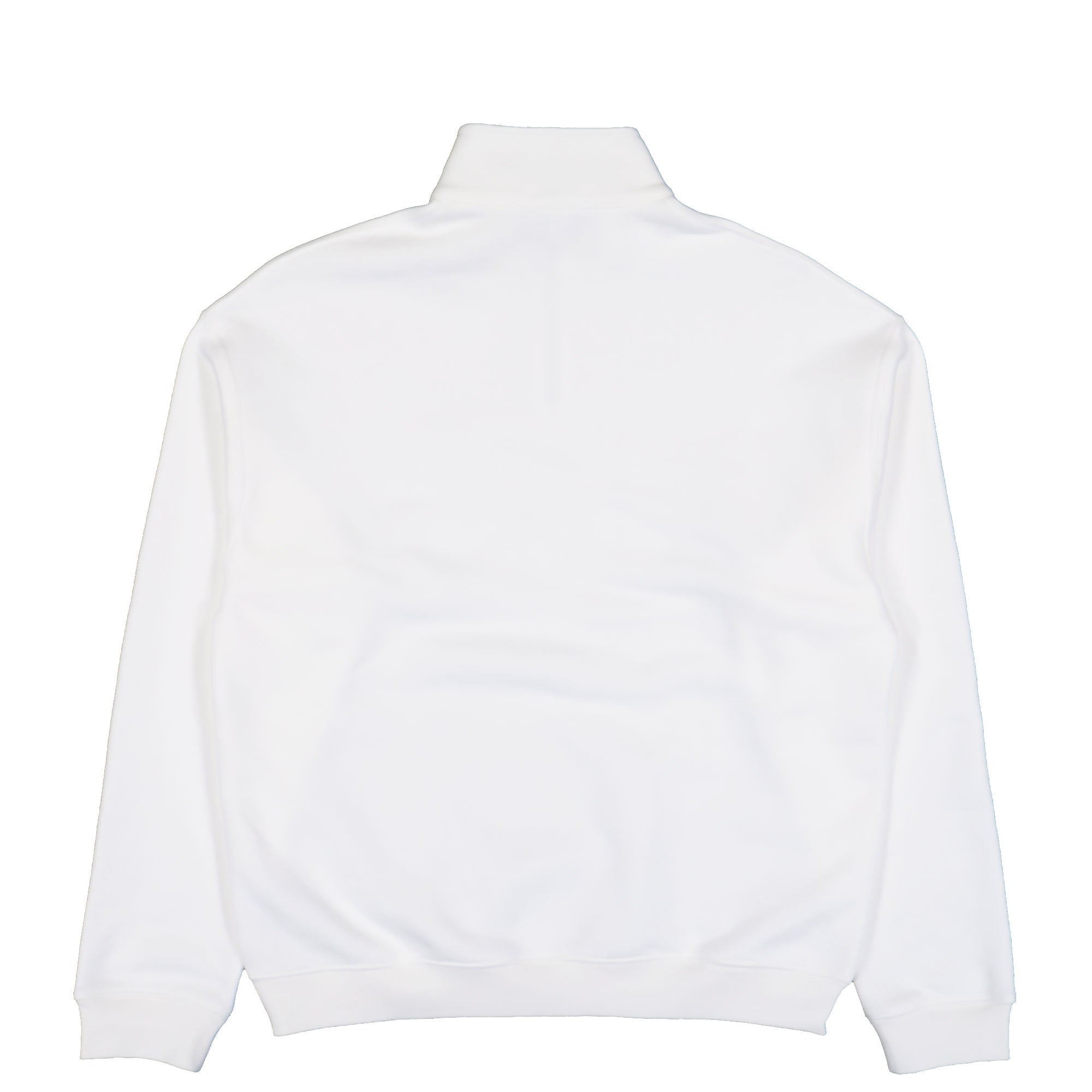 Lacoste Zip-Up Fleece Sweatshirt White Sweatshirts SH7759-00 70V Close-up | Overkill