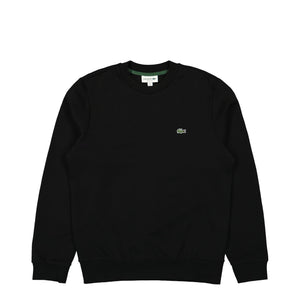 Lacoste Organic Cotton Sweatshirt Black Sweatshirts SH9608-00 031 | Overkill
