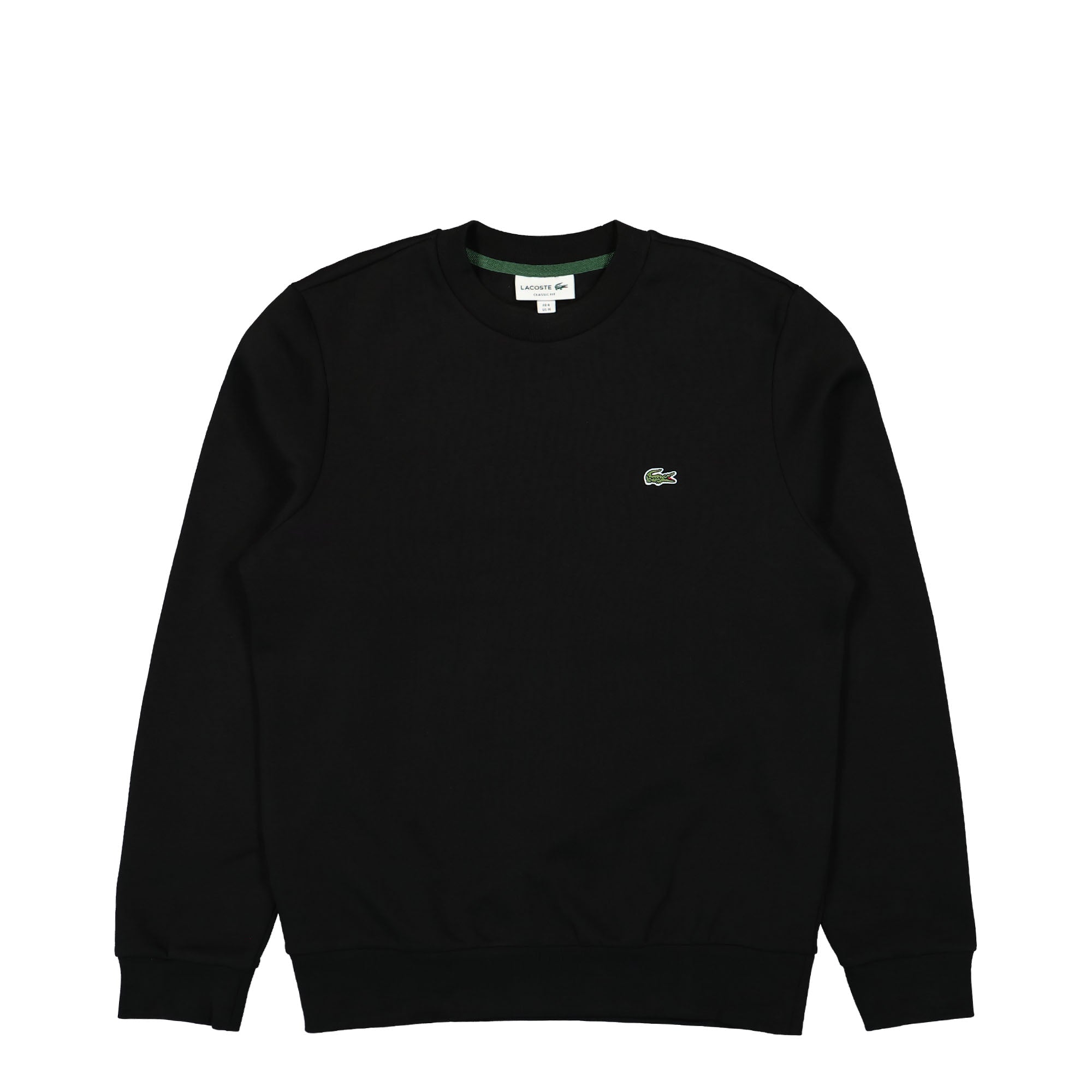 Lacoste Organic Cotton Sweatshirt Black Sweatshirts SH9608-00 031 | Overkill