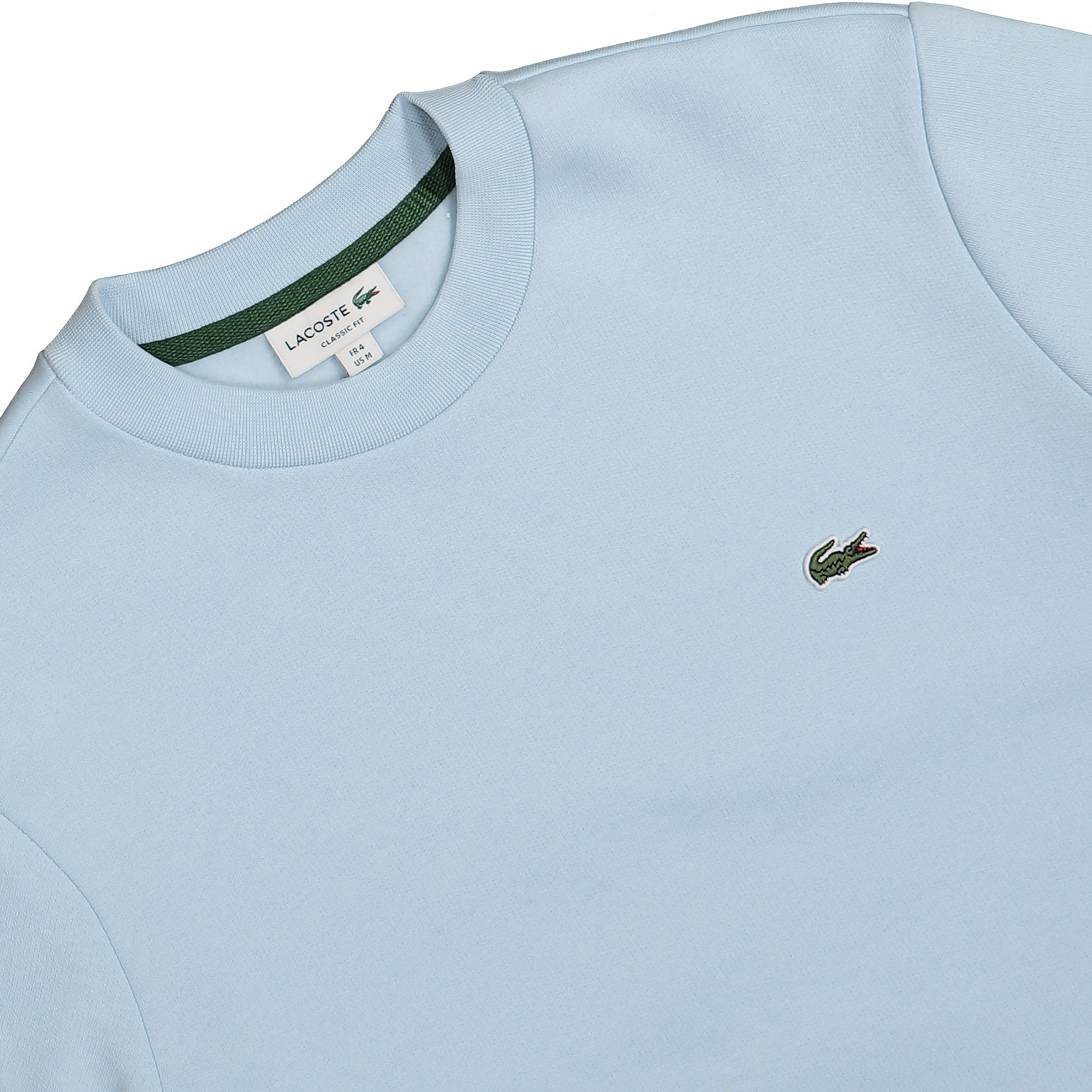 Lacoste Brushed Fleece Sweatshirt Light Blue Sweatshirts Detail view 1 | Overkill