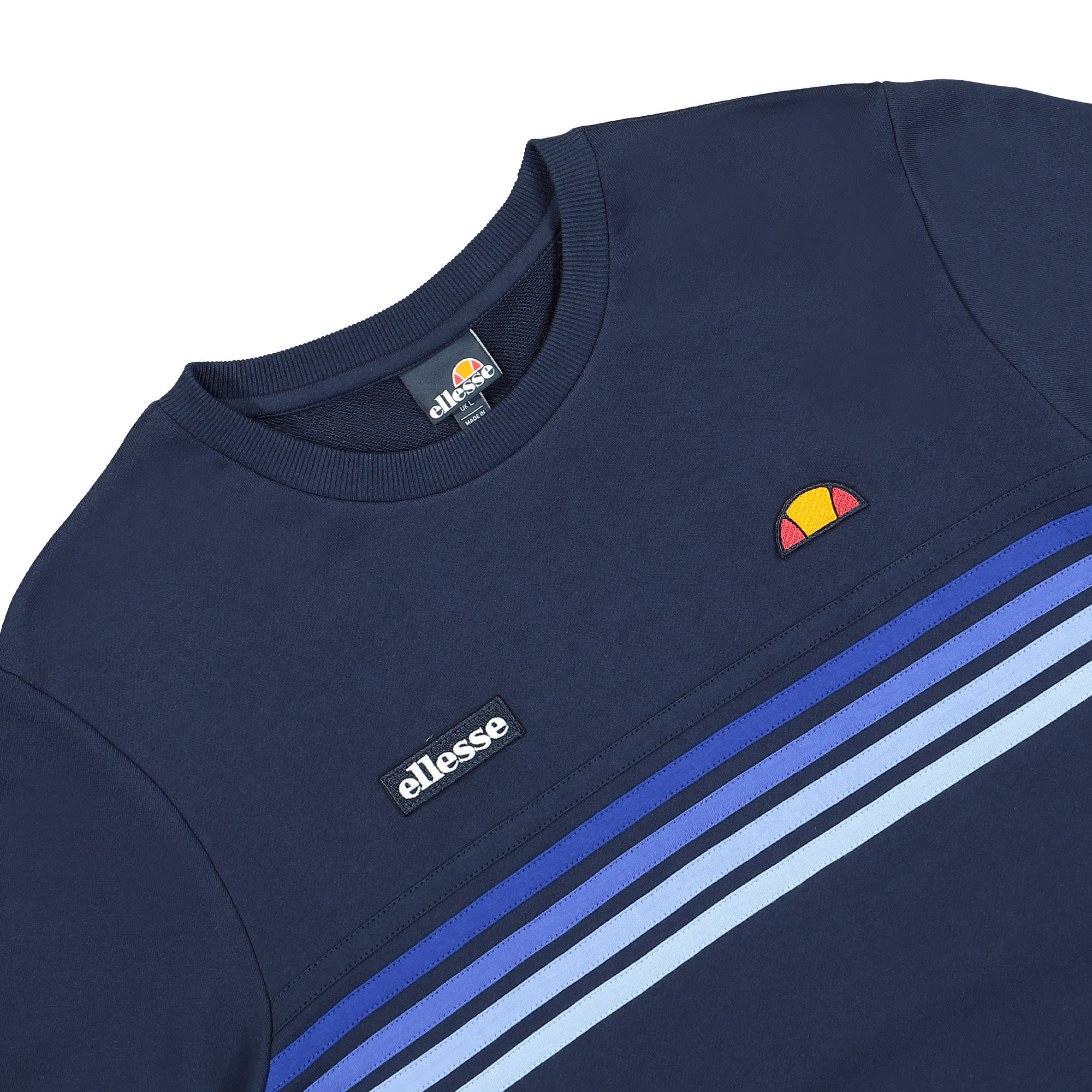 Ellesse Clemente Sweatshirt Navy Sweatshirts Close-up | Overkill