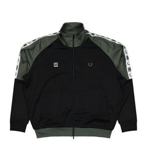 Meyba x Fred Perry Meyba Taped Raglan Track Jacket Black Track Jackets SJ2166-102 | Overkill