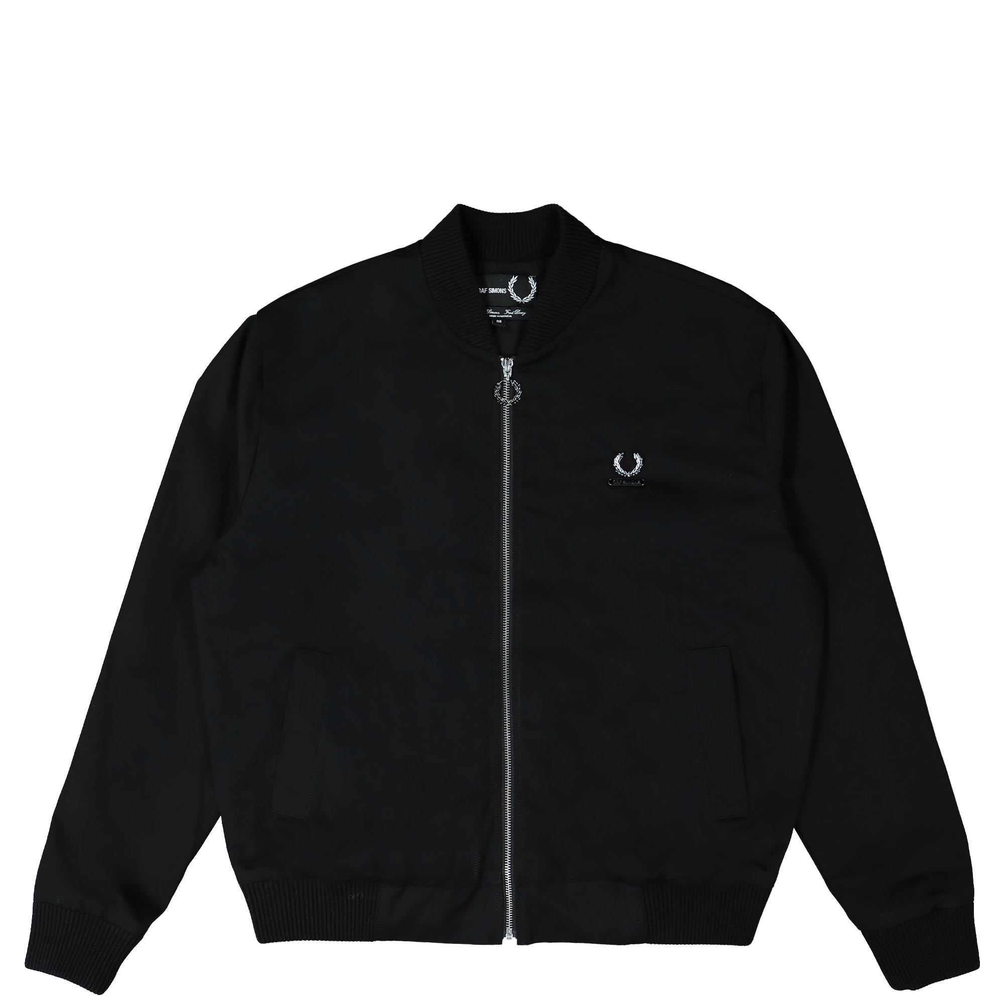 Fred Perry Raf Simons X Fred Perry Printed Bomber Jacket Black Bomber & Varsity Jackets SJ6521-102 | Overkill