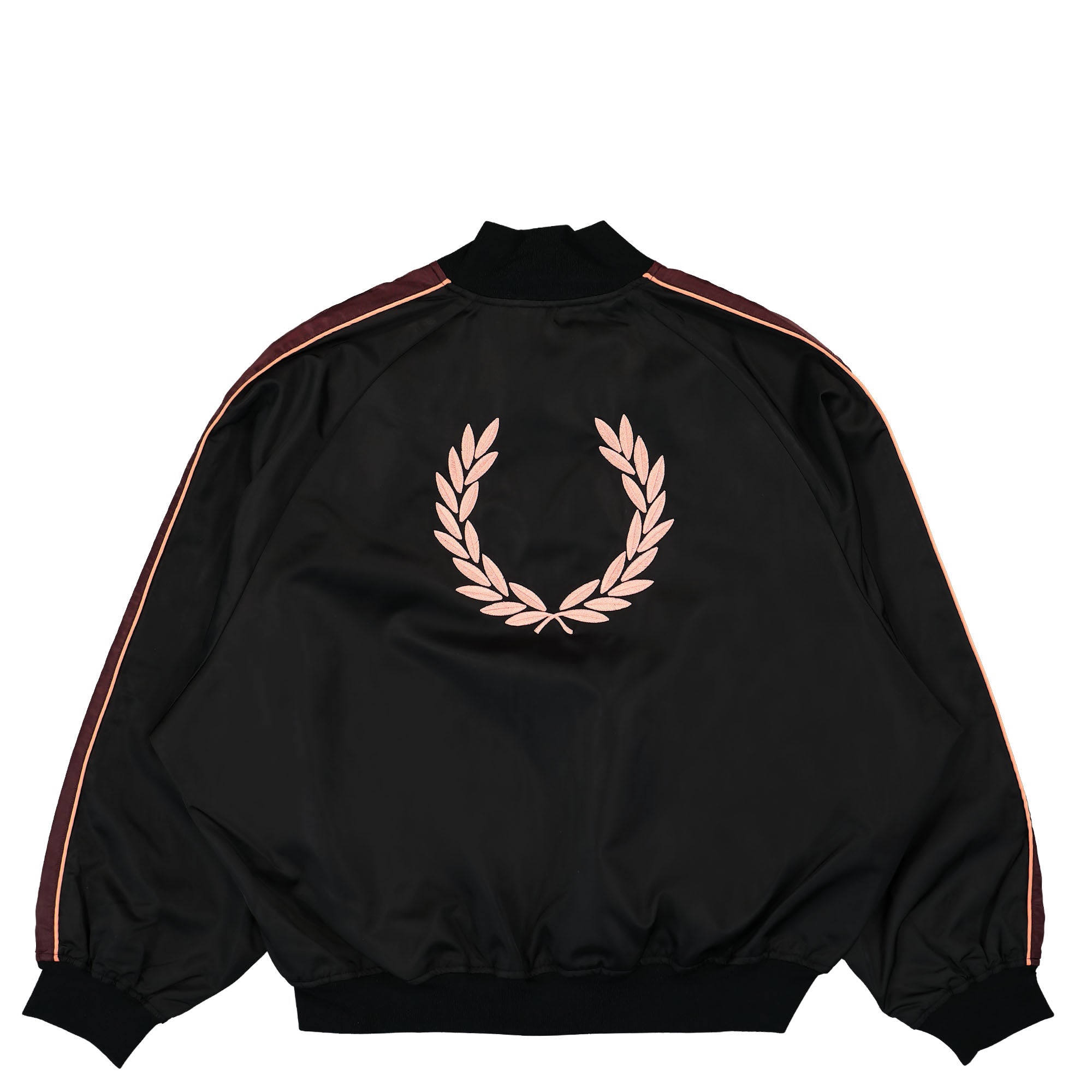 Fred Perry Amy Winehouse Foundation x Fred Perry Printed Lining Bomber Jacket Black Bomber & Varsity Jackets Close-up | Overkill