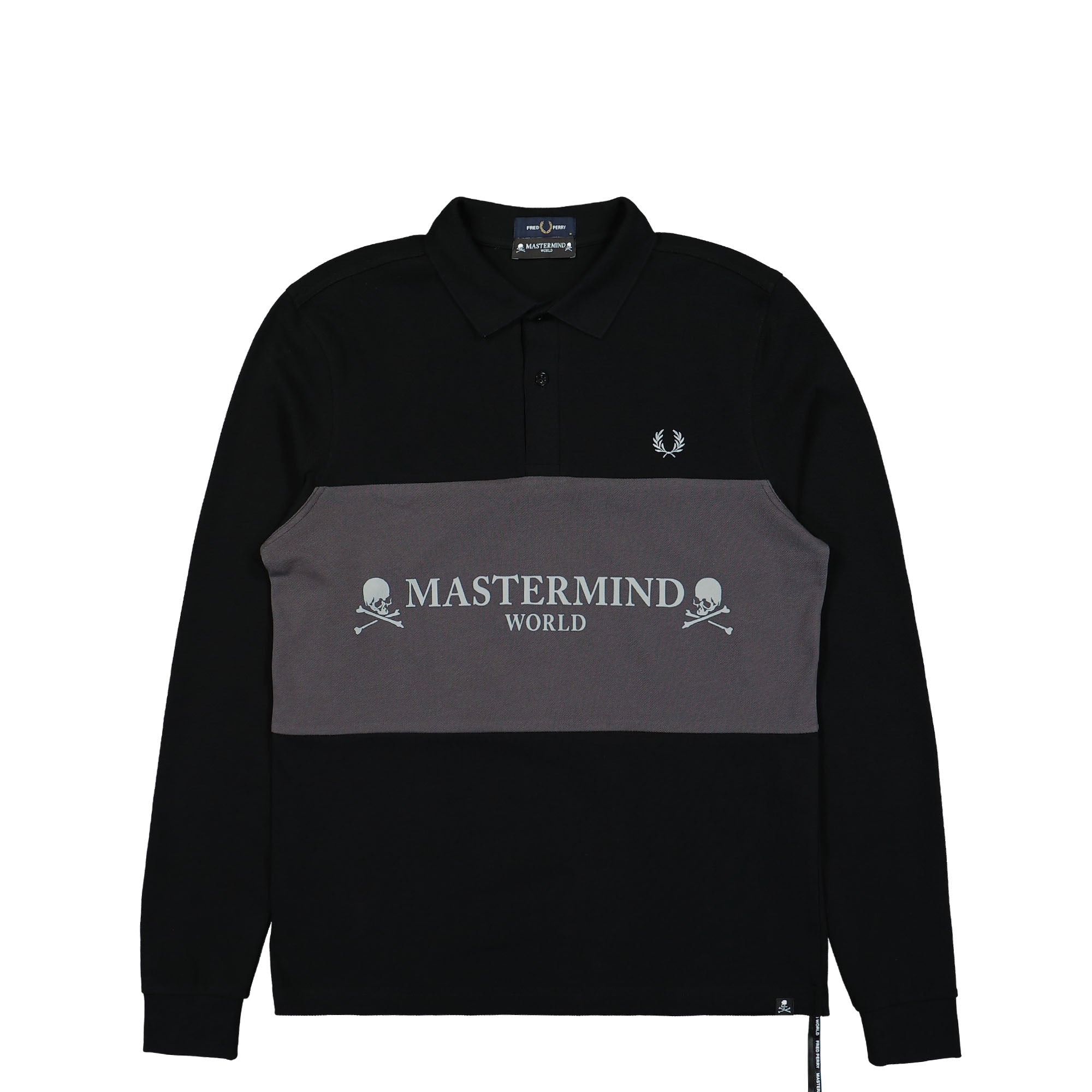 Fred Perry Cut And Sew Polo Shirt Black Polo Shirts SM8175-102 | Overkill